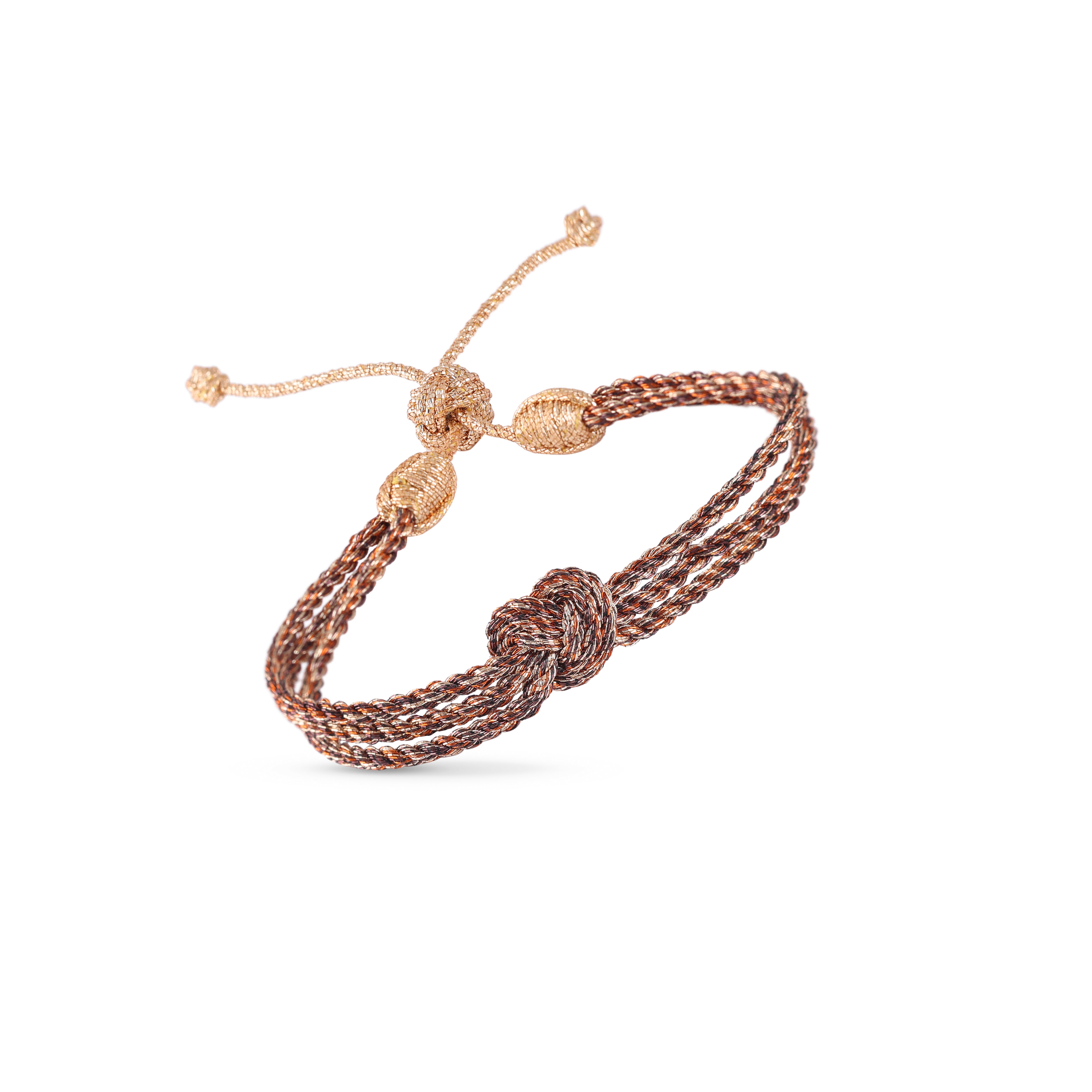 Heart nº1 Bracelet in Peach Espresso