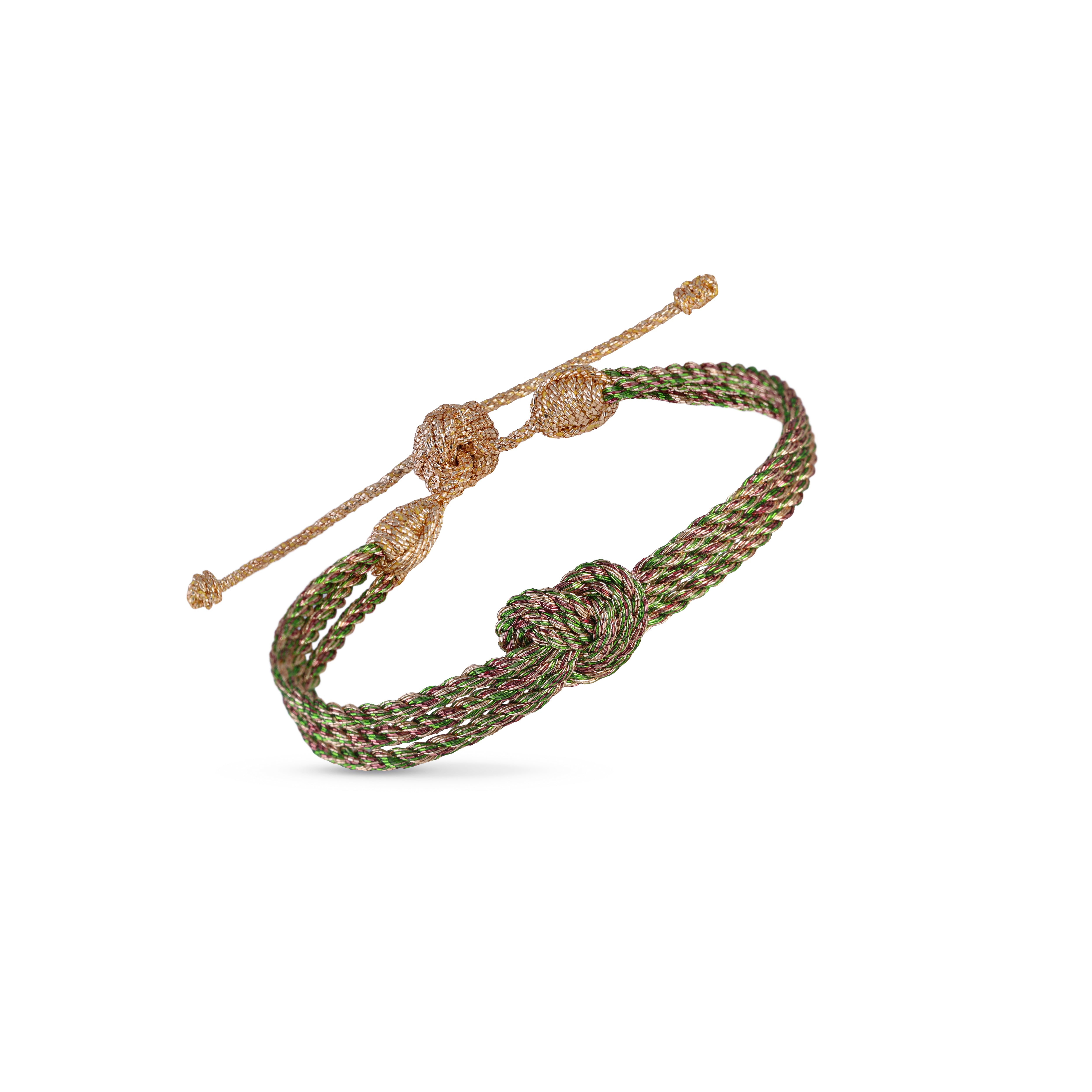 Heart nº1 bracelet  in Rose Gold Mint Cocoa