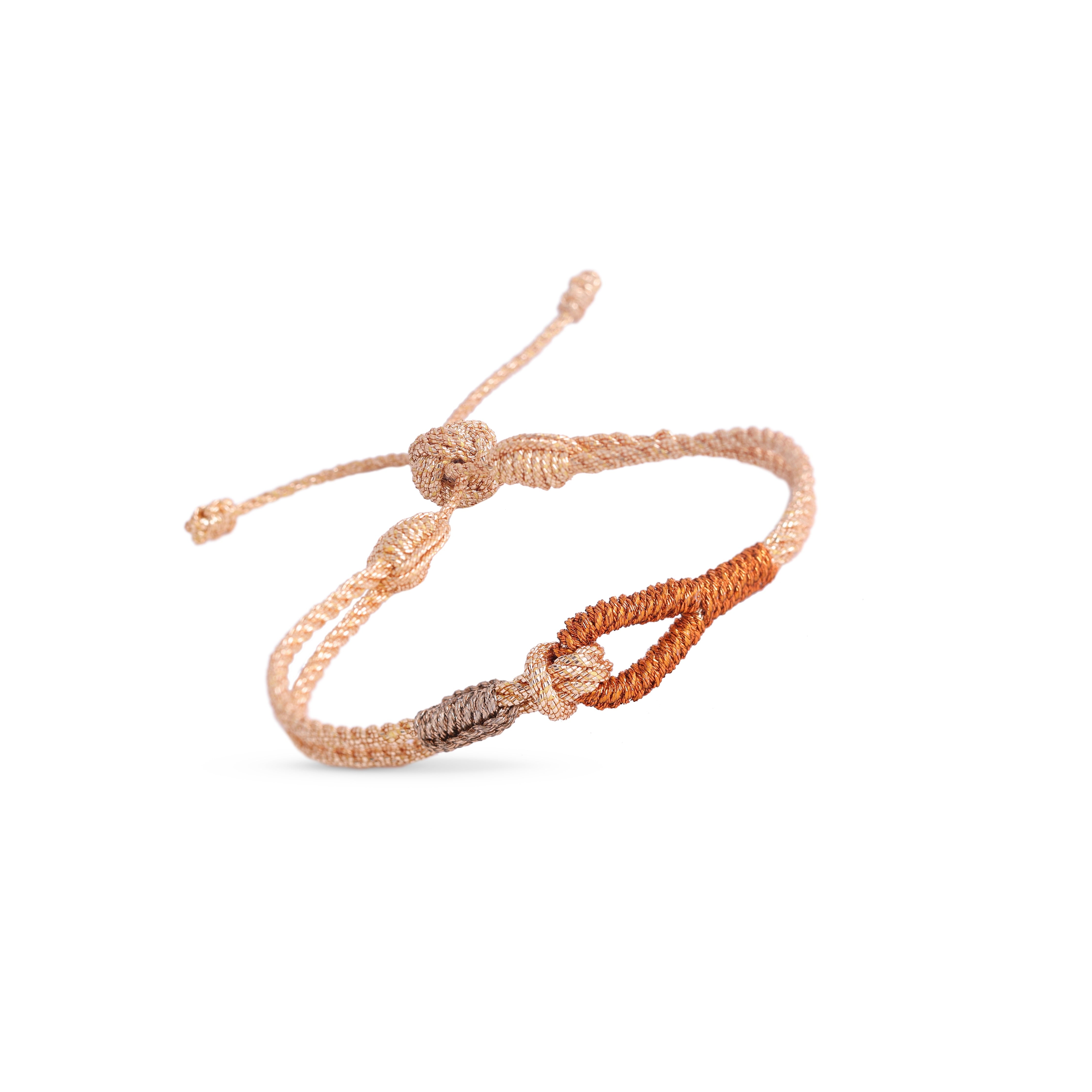 Hook nº2 Bracelet in Peach Walnut