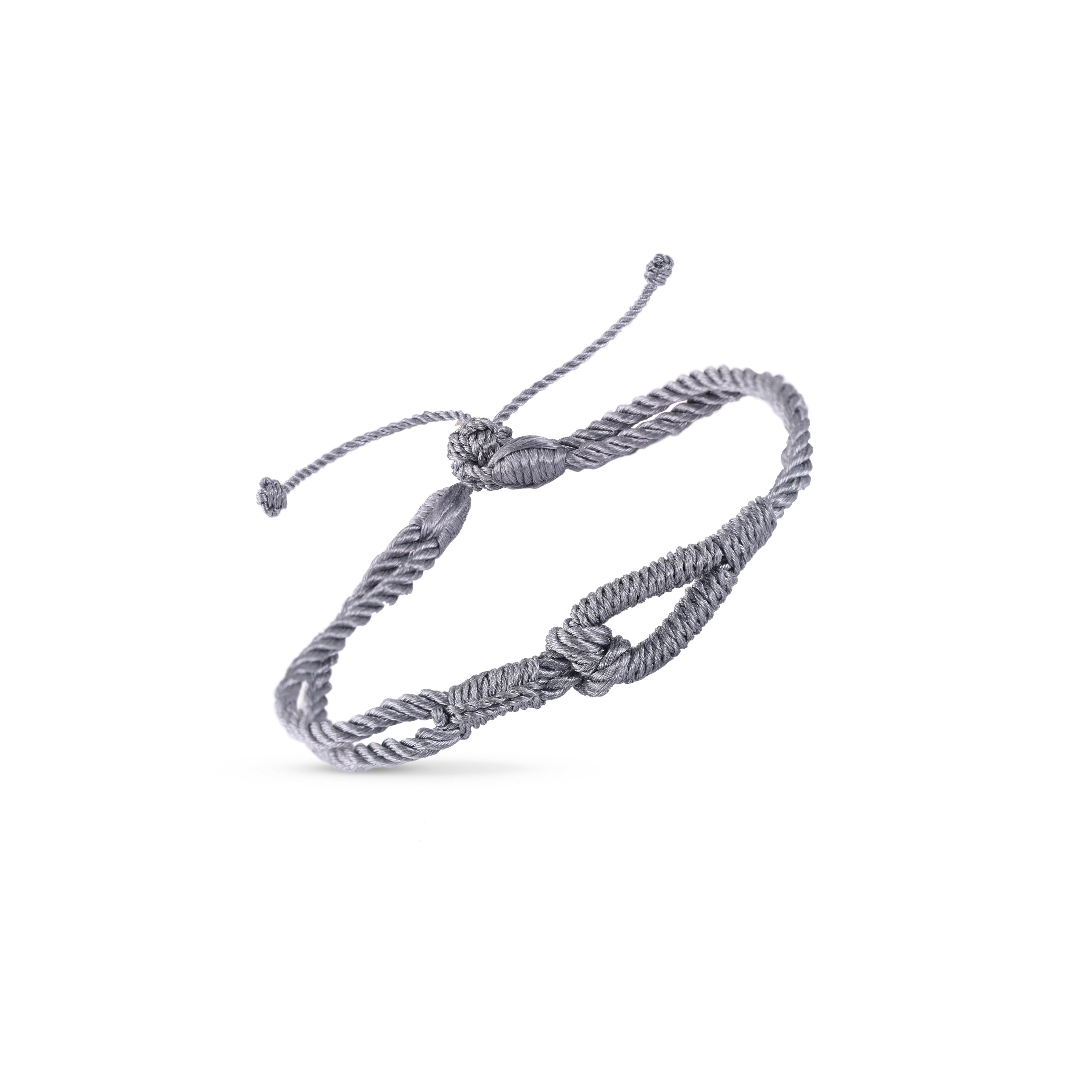 Hook Bracelet in Matte Grey - MEN