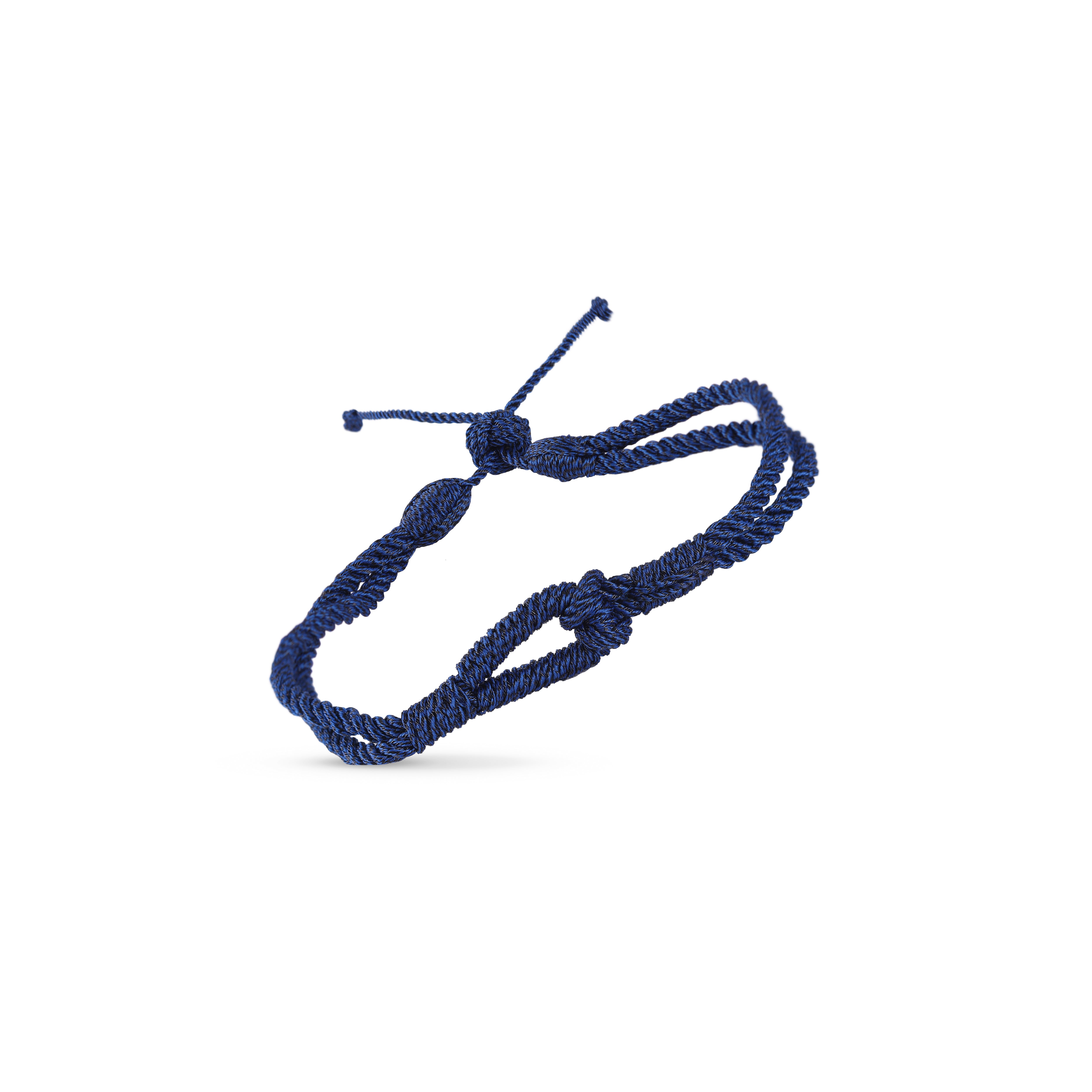 Hook Bracelet in Matte Navy - MEN