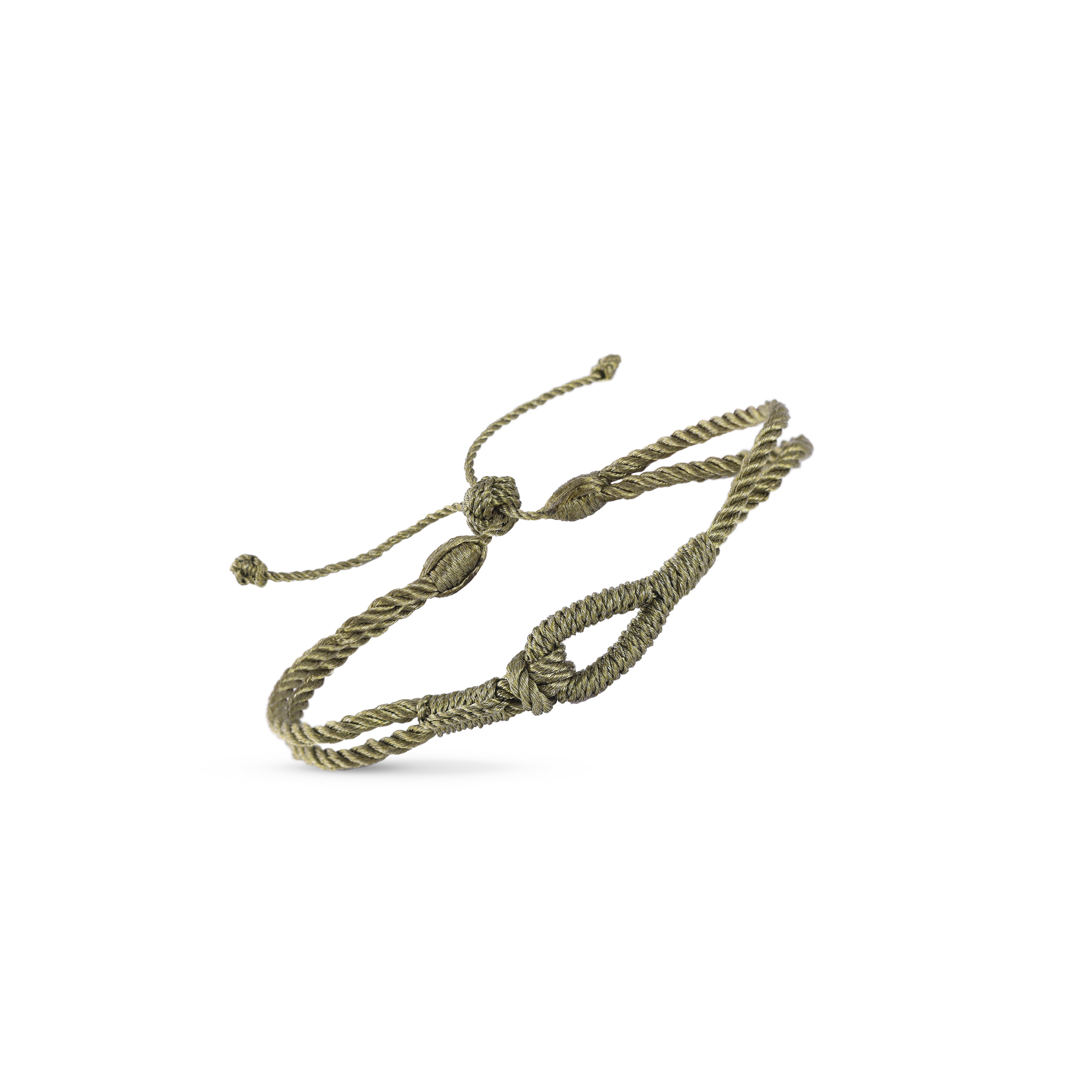 Hook Bracelet in Matte Olive - MEN