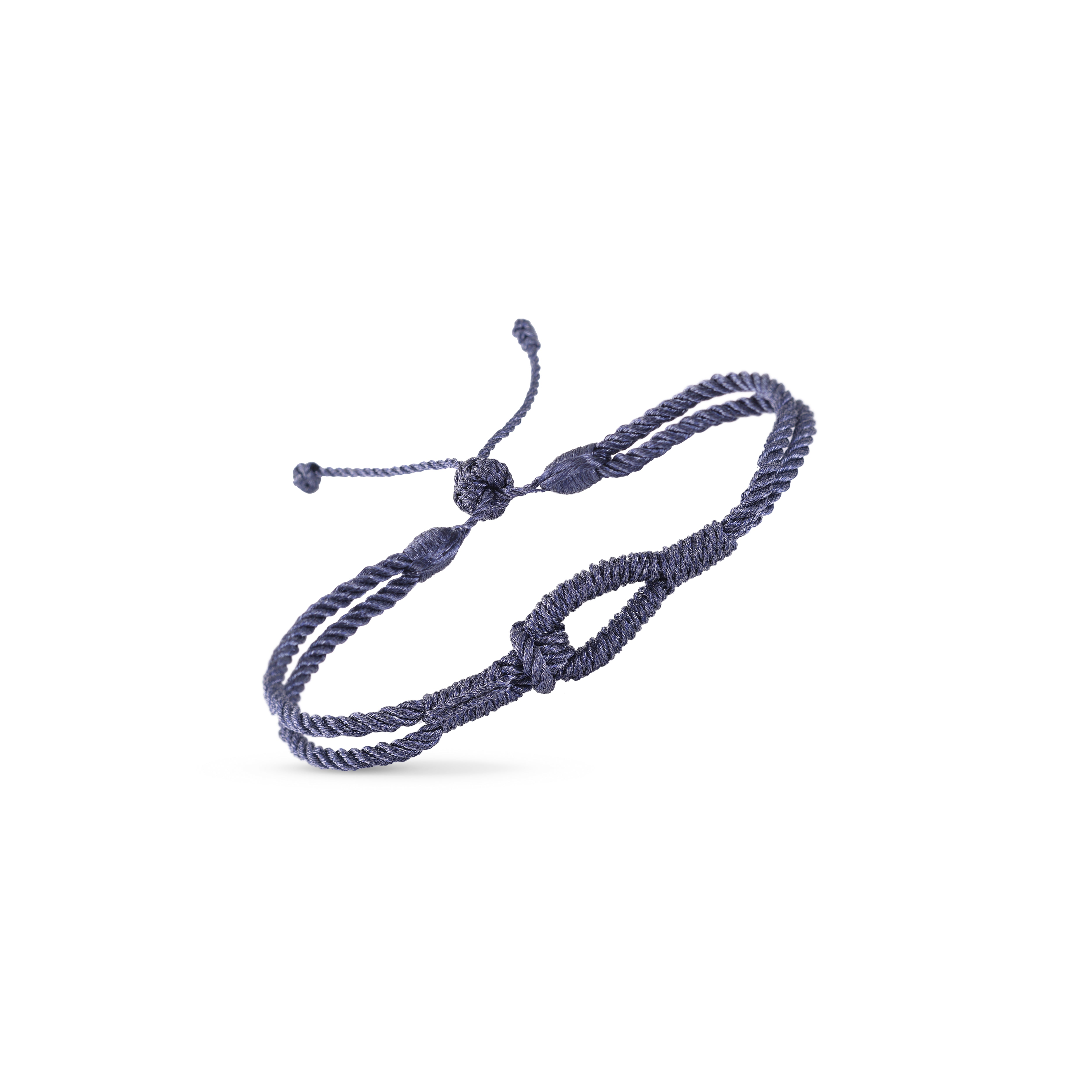 Hook Bracelet in Matte Smoky Blue - MEN