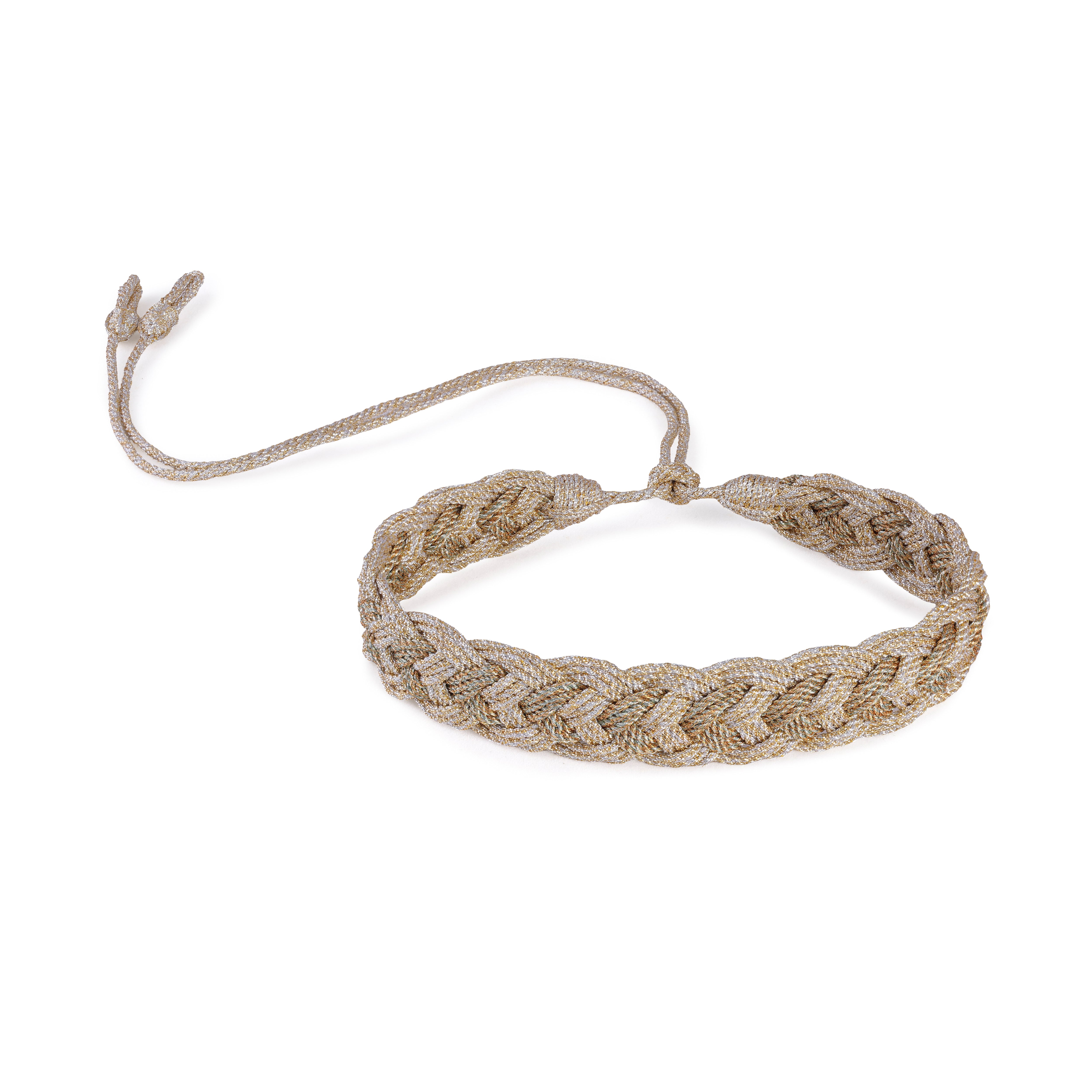 Ifni nº2 choker Gold & Silver Almond Desert Sun