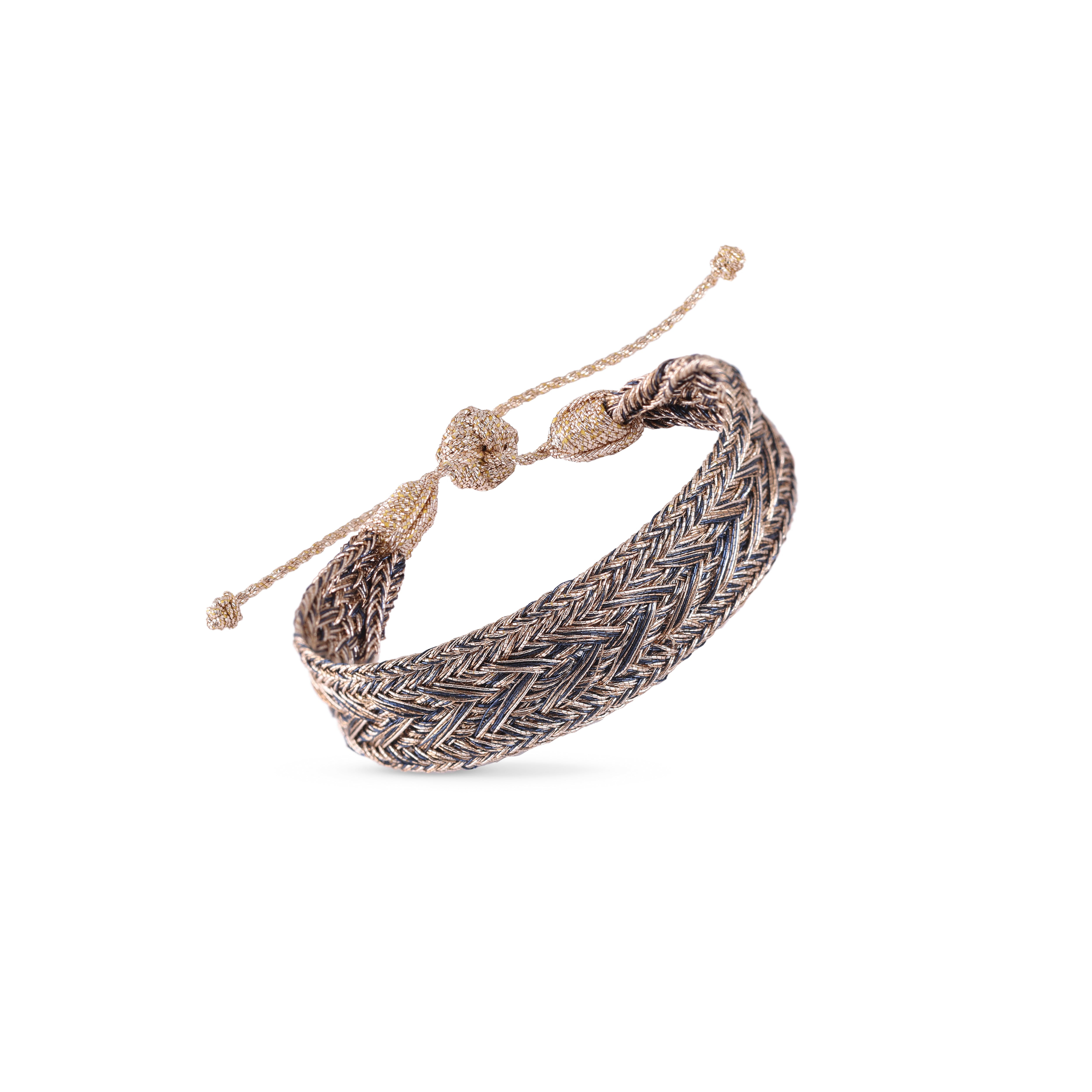 Intermix nº1 Bracelet in Rose Gold Walnut Peppercorn