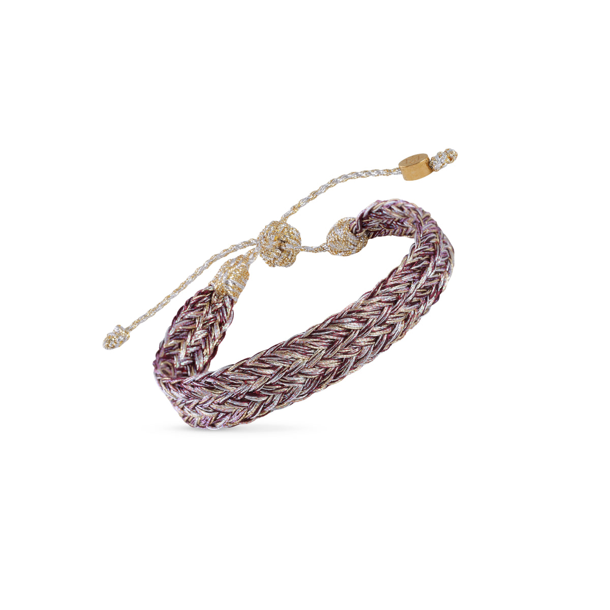 Irhi nº1 Bracelet in Gold & Silver Merlot Blush