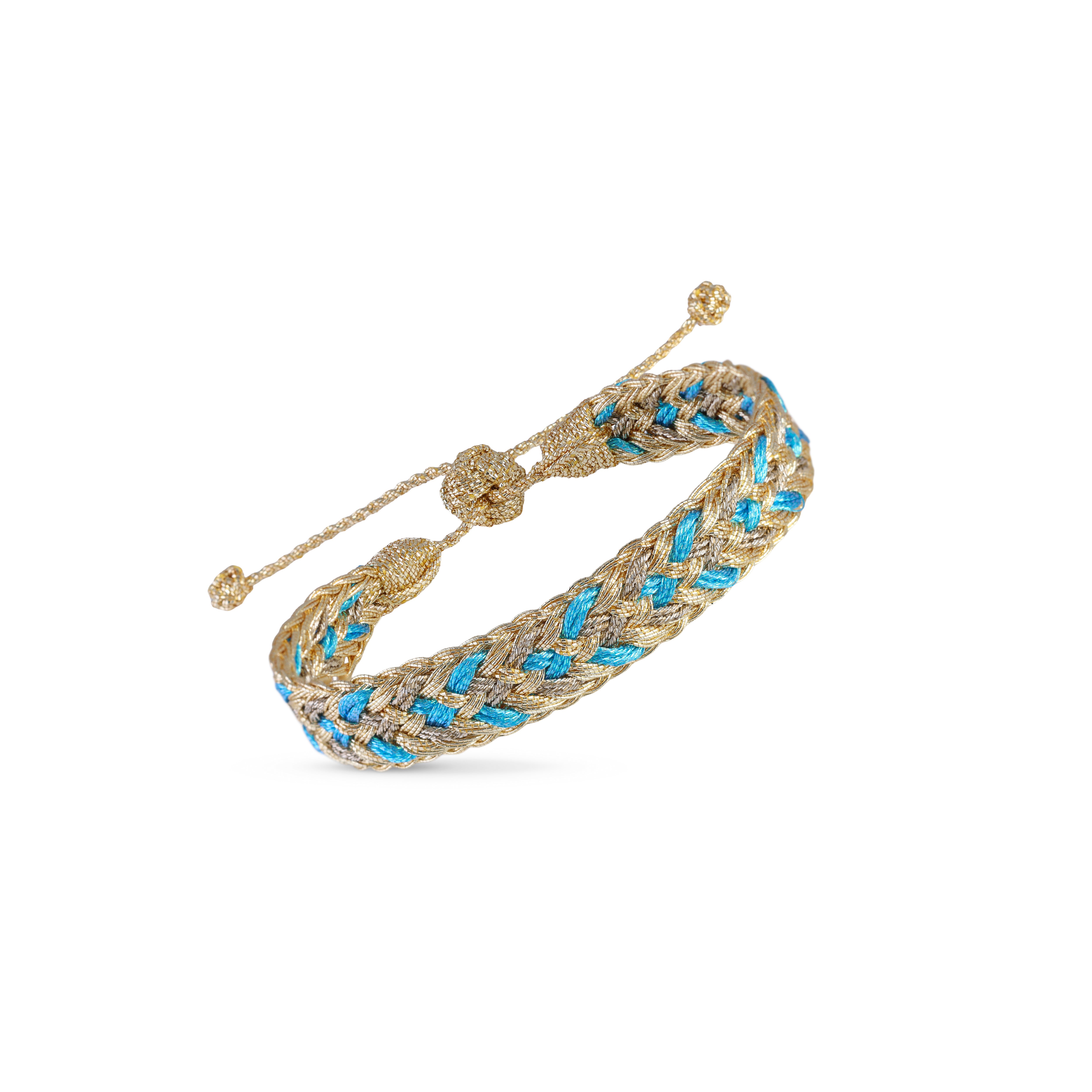 Irhi nº2 bracelet in Gold Azure Latte