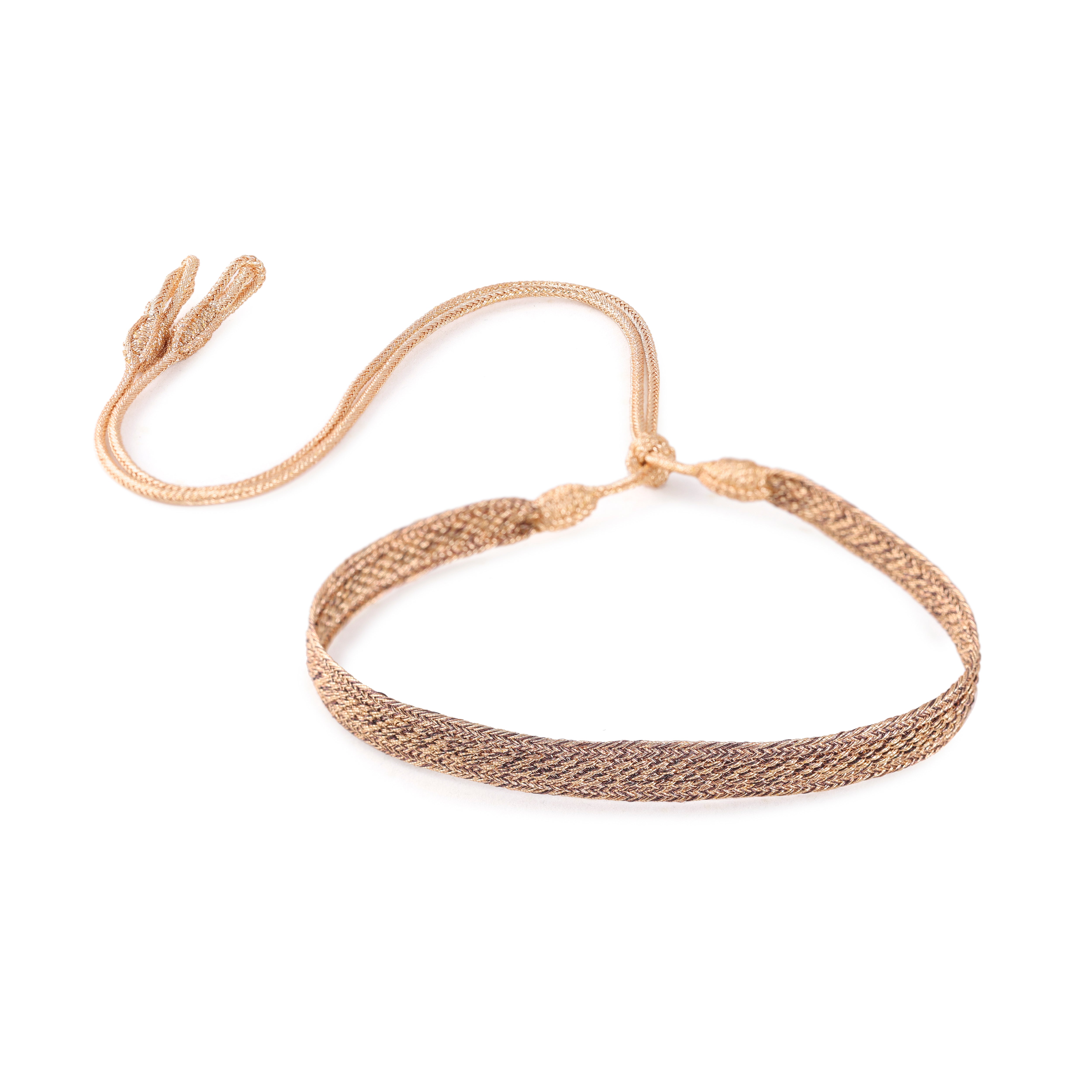 Izy nº1 Choker in Peach Cocoa Espresso