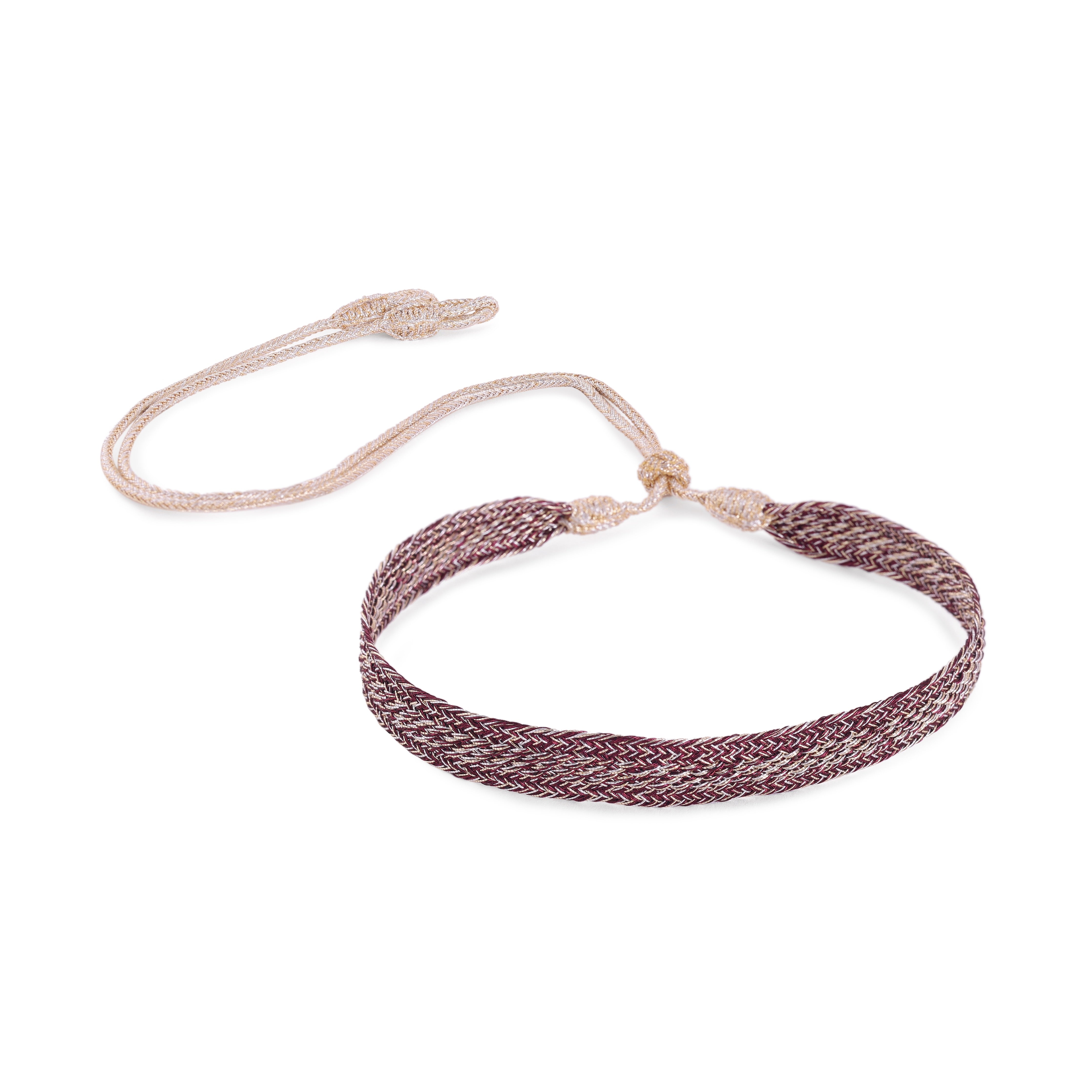 Izy n°1 Choker in Gold & Silver Grape