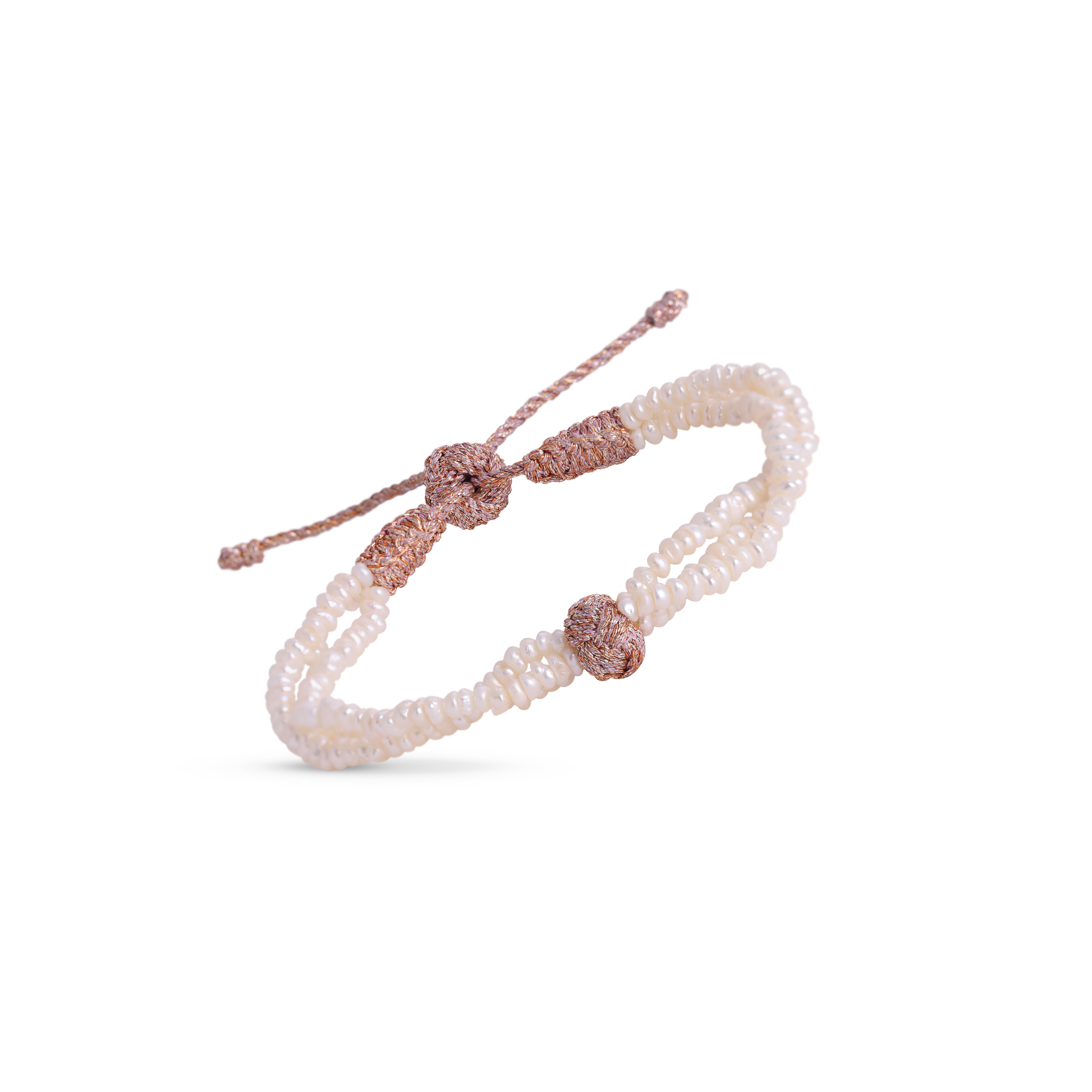 Joher Bracelet w/ Akda in Peach Pink