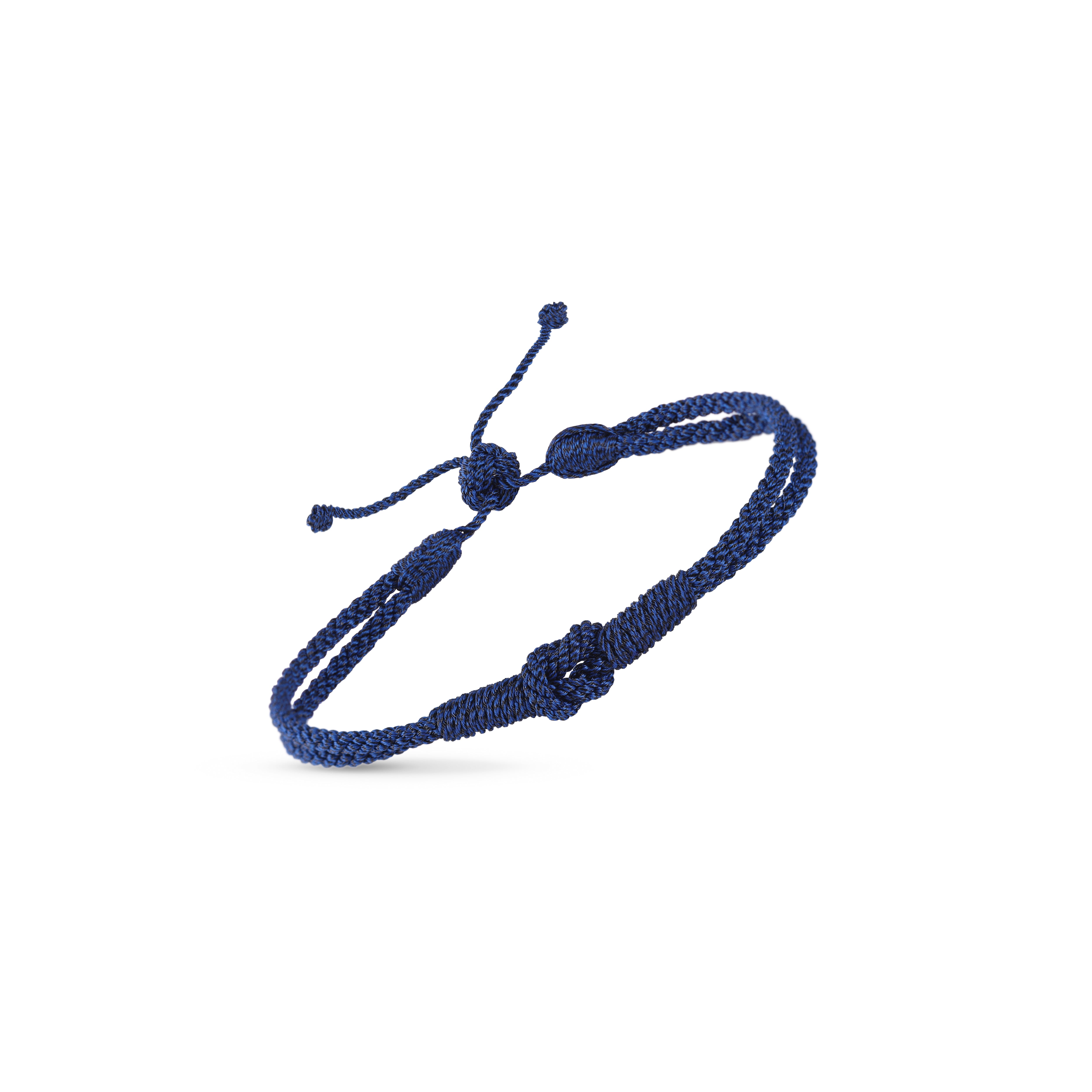 Knot II Bracelet in Matte Navy - MEN
