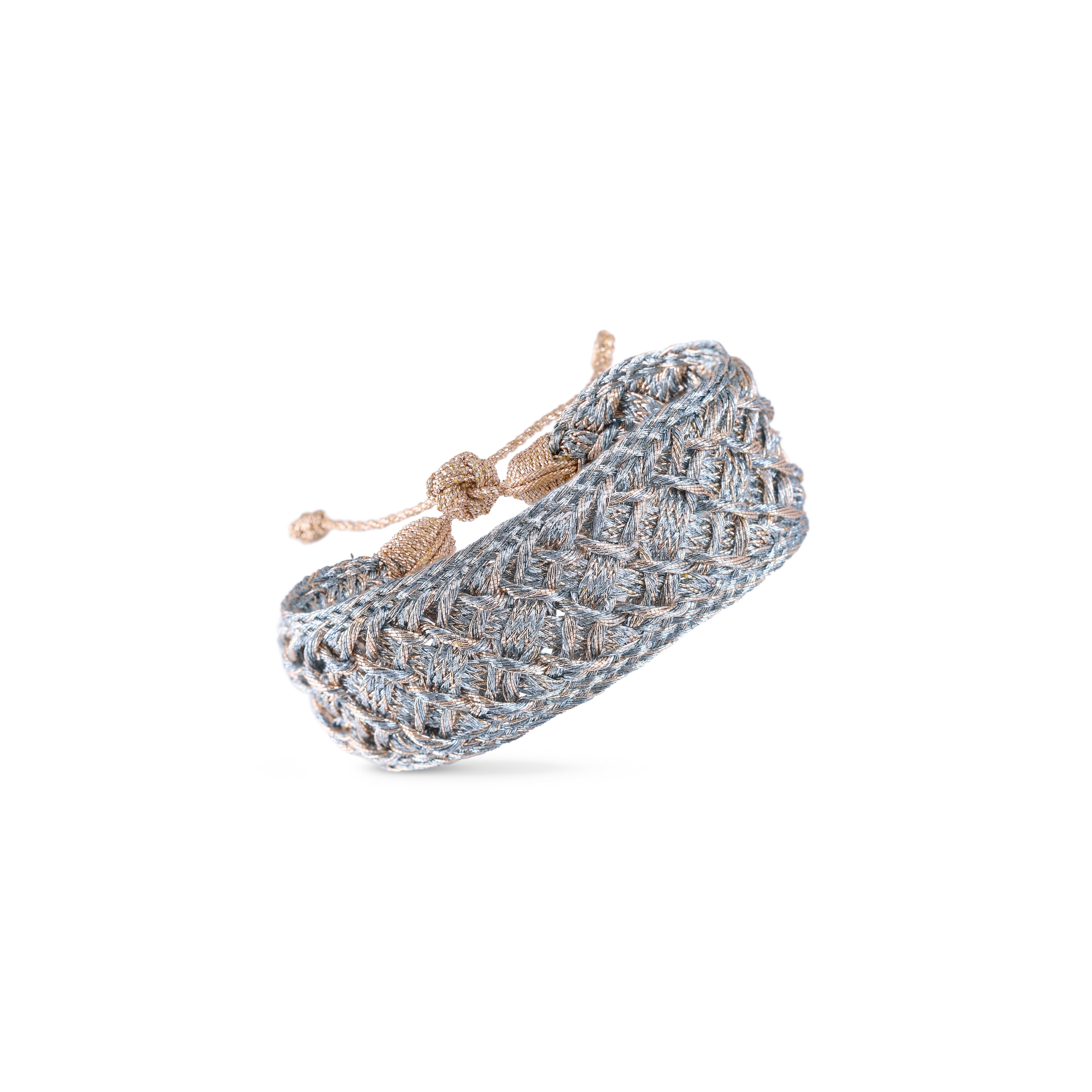 Leaf nº1 Bracelet in Rose Gold Chrome