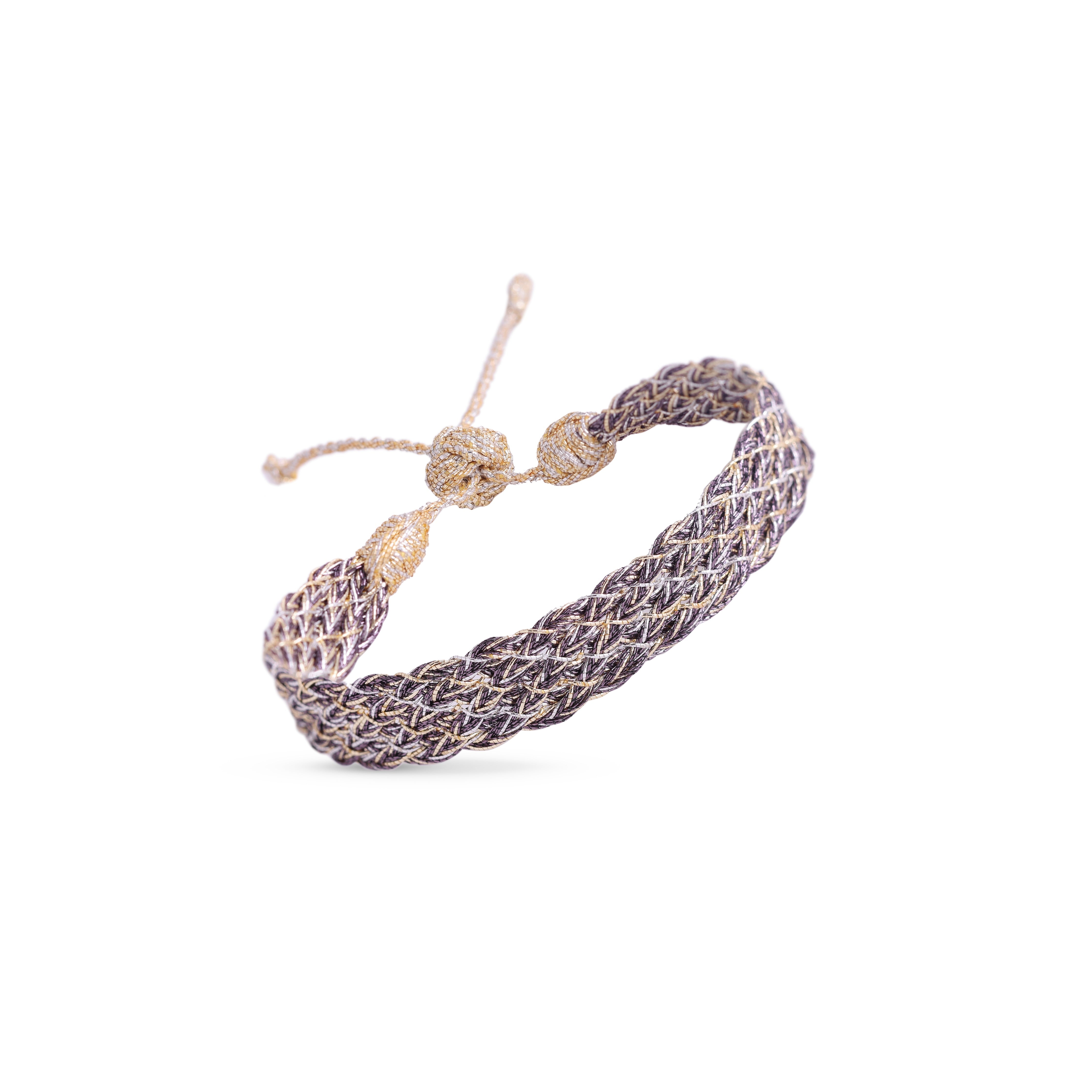 Lines n°1 Bracelet in Gold & Silver Fig