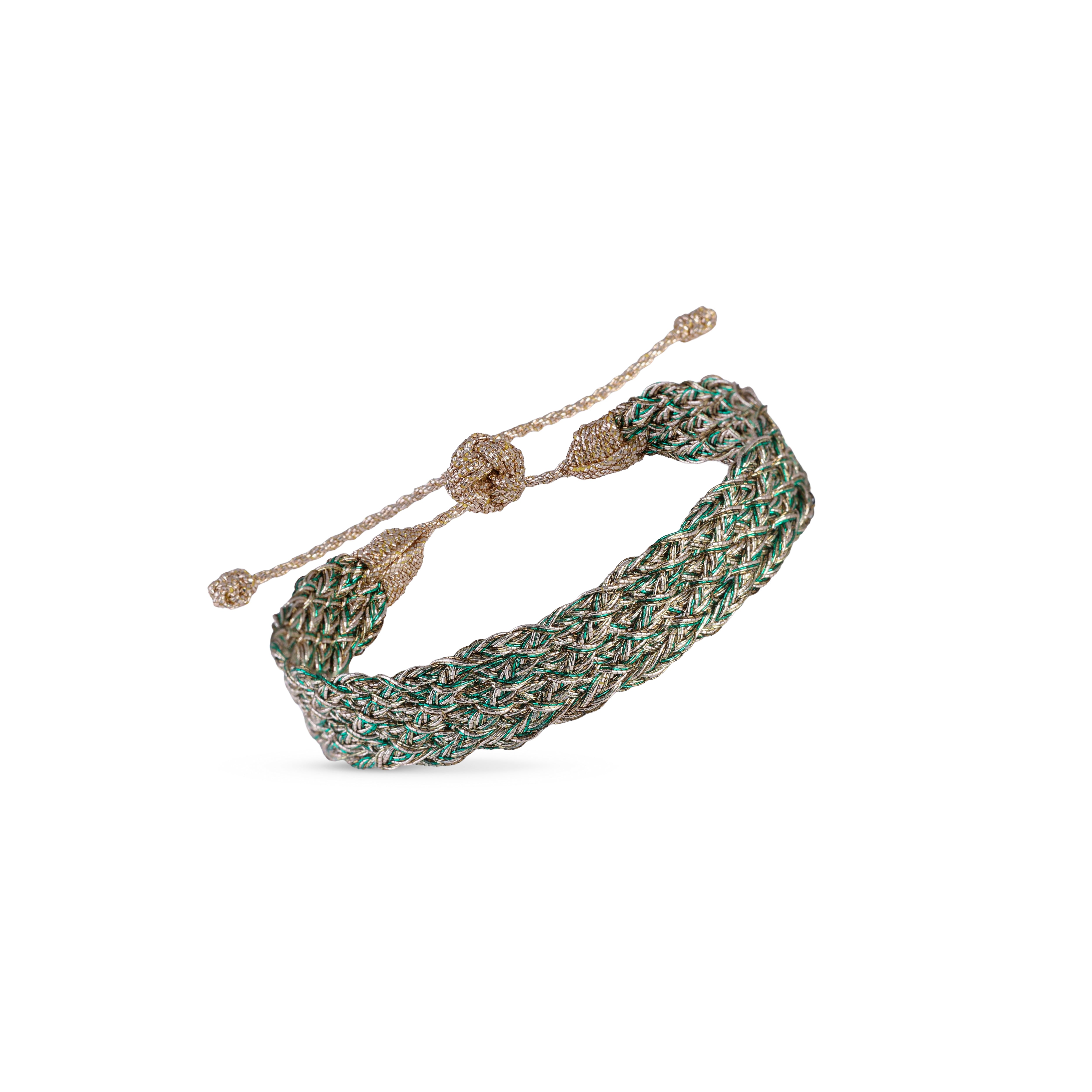 Bracelet Lines nº1 en Rose Gold Light Leaves