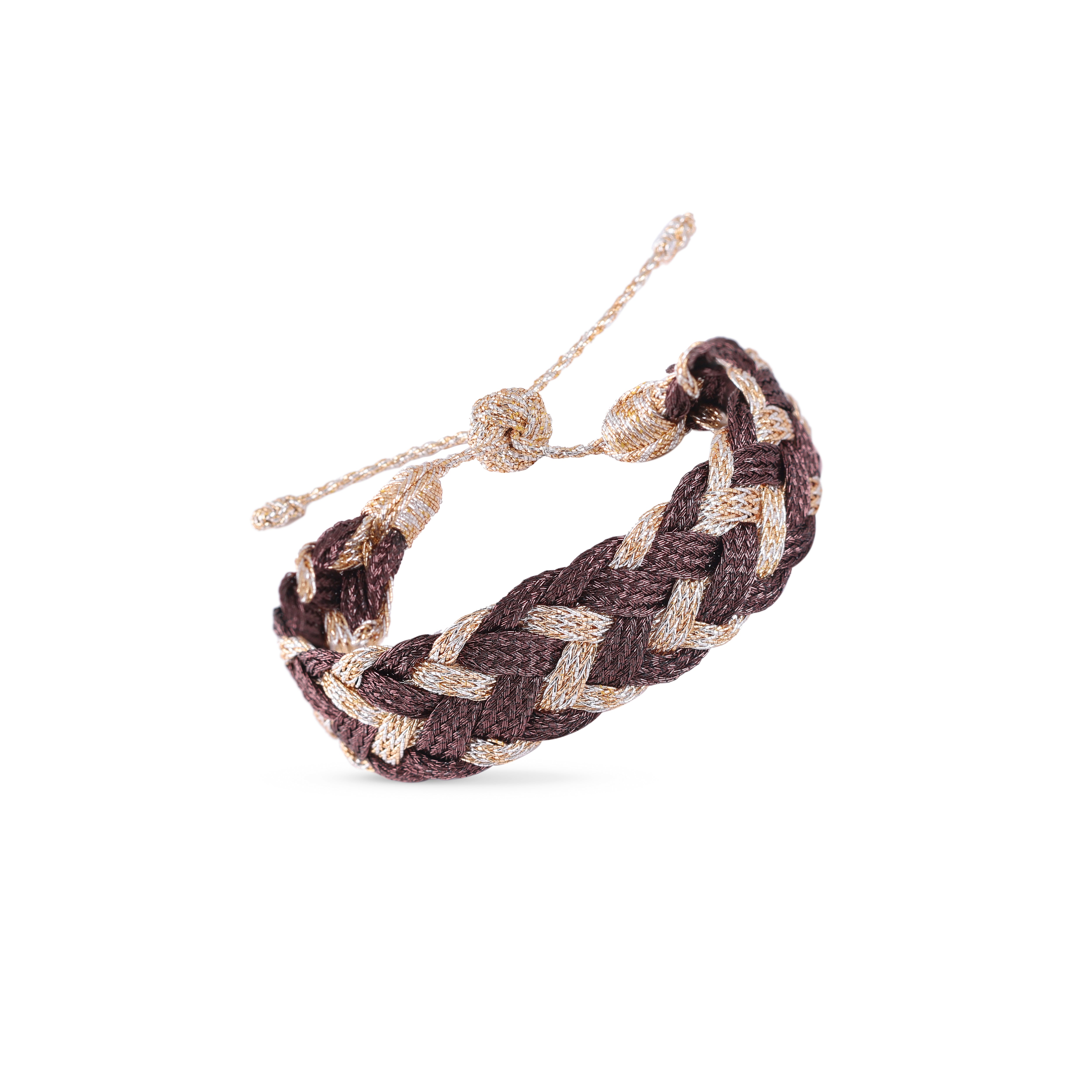 Lira nº2 Bracelet in Peach & Silver Espresso