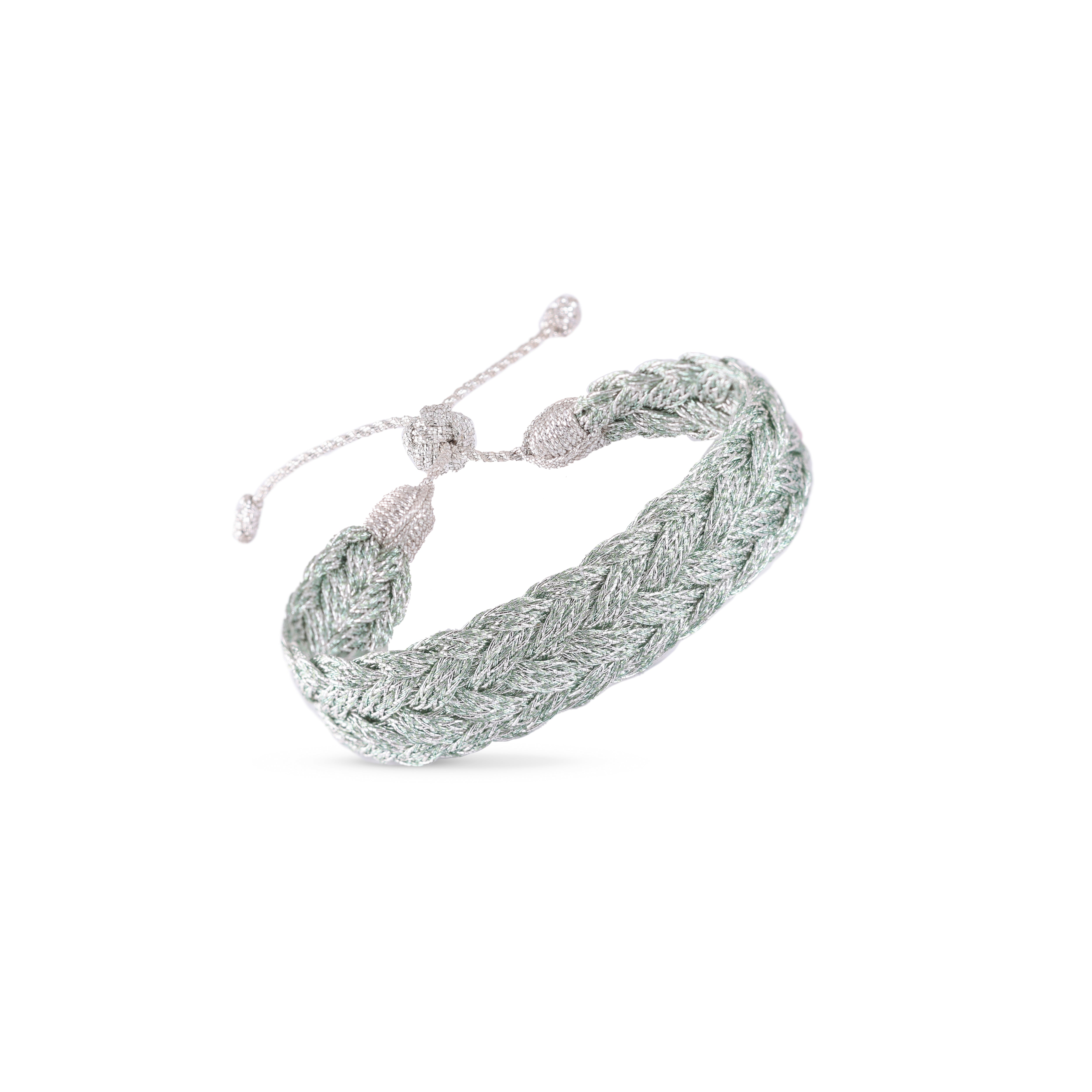 Lira nº1 Bracelet in Silver Metallic Almond