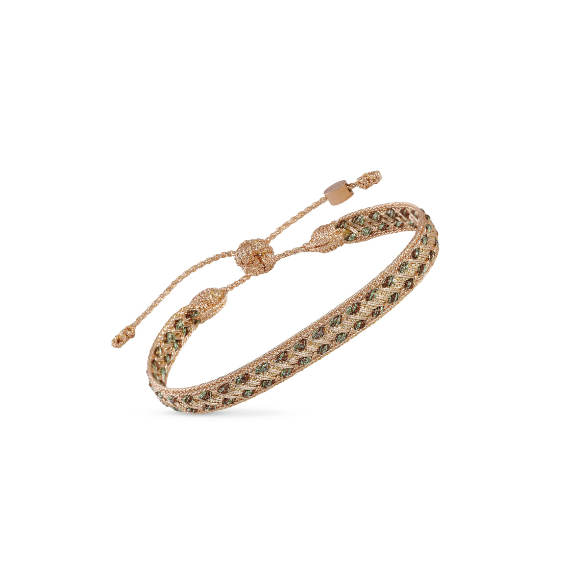 Louza nº2 Bracelet in Peach Pistachio Chestnut