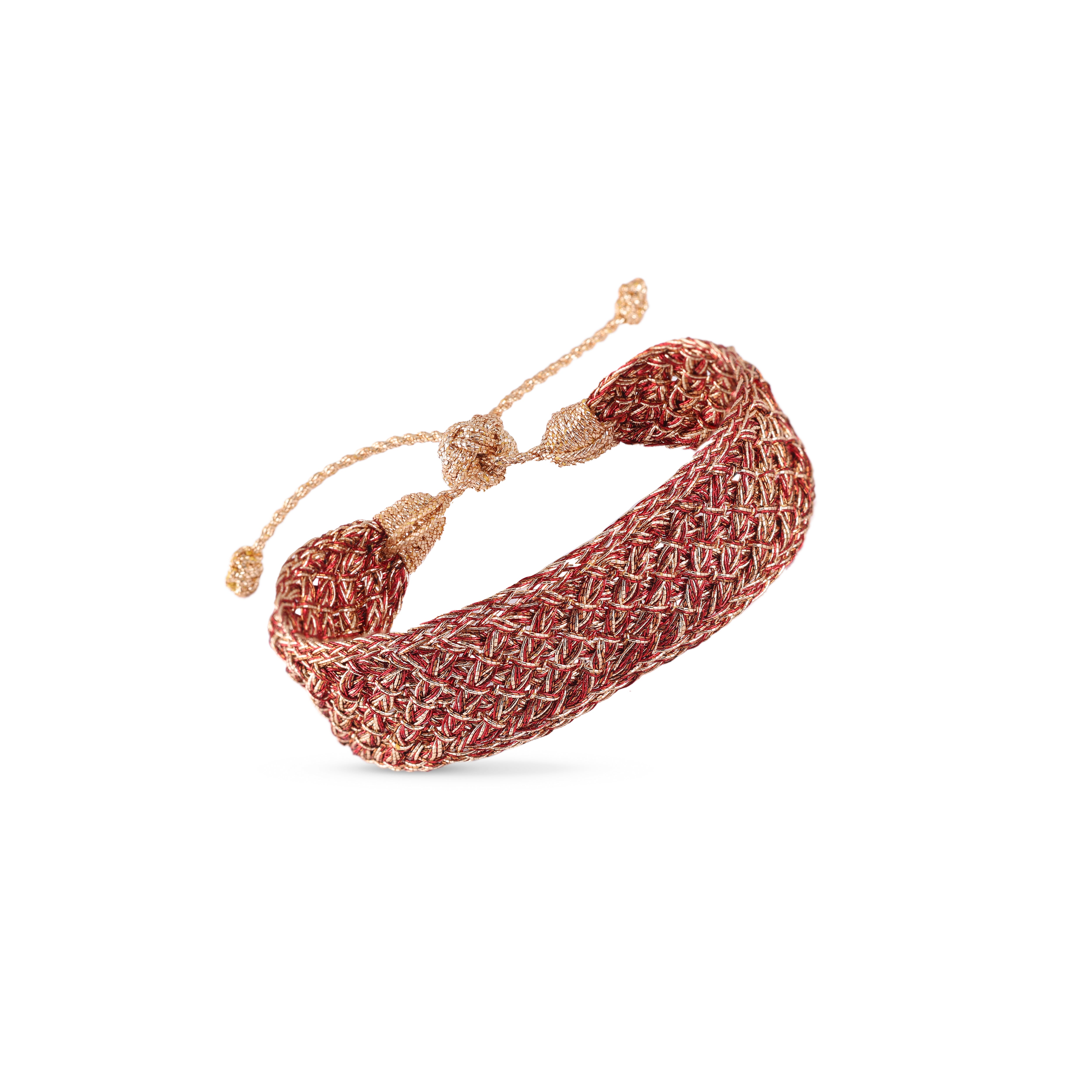 Luma nº1 Bracelet in Peach Cinnamon Cherry