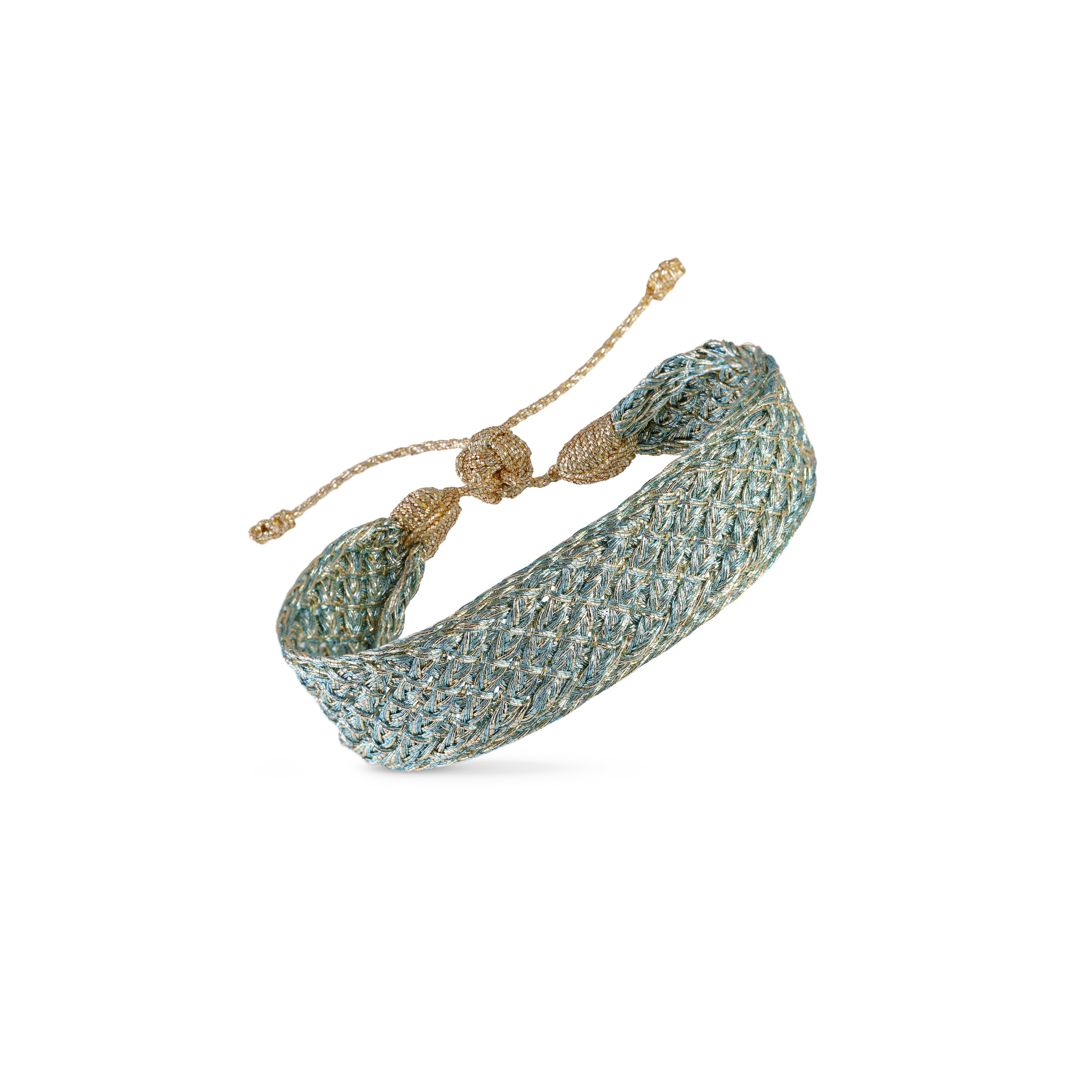 Luma nº1 Bracelet in Gold Lime Eucalyptus