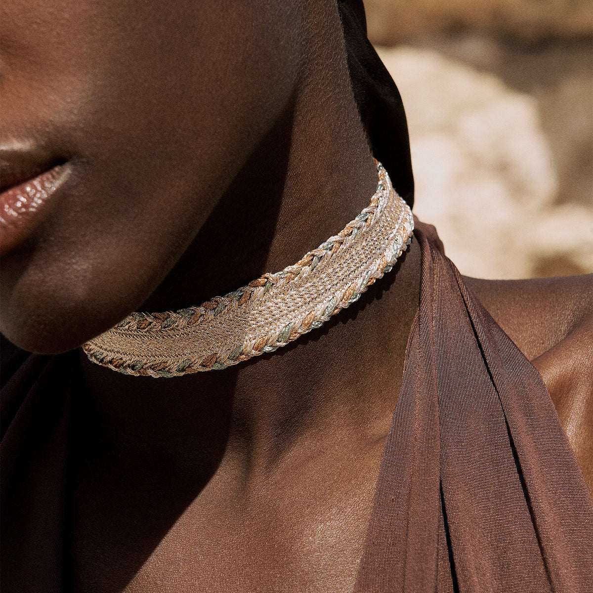 Maaÿaz: Gold threads jewelry ethically handmade in Morocco.