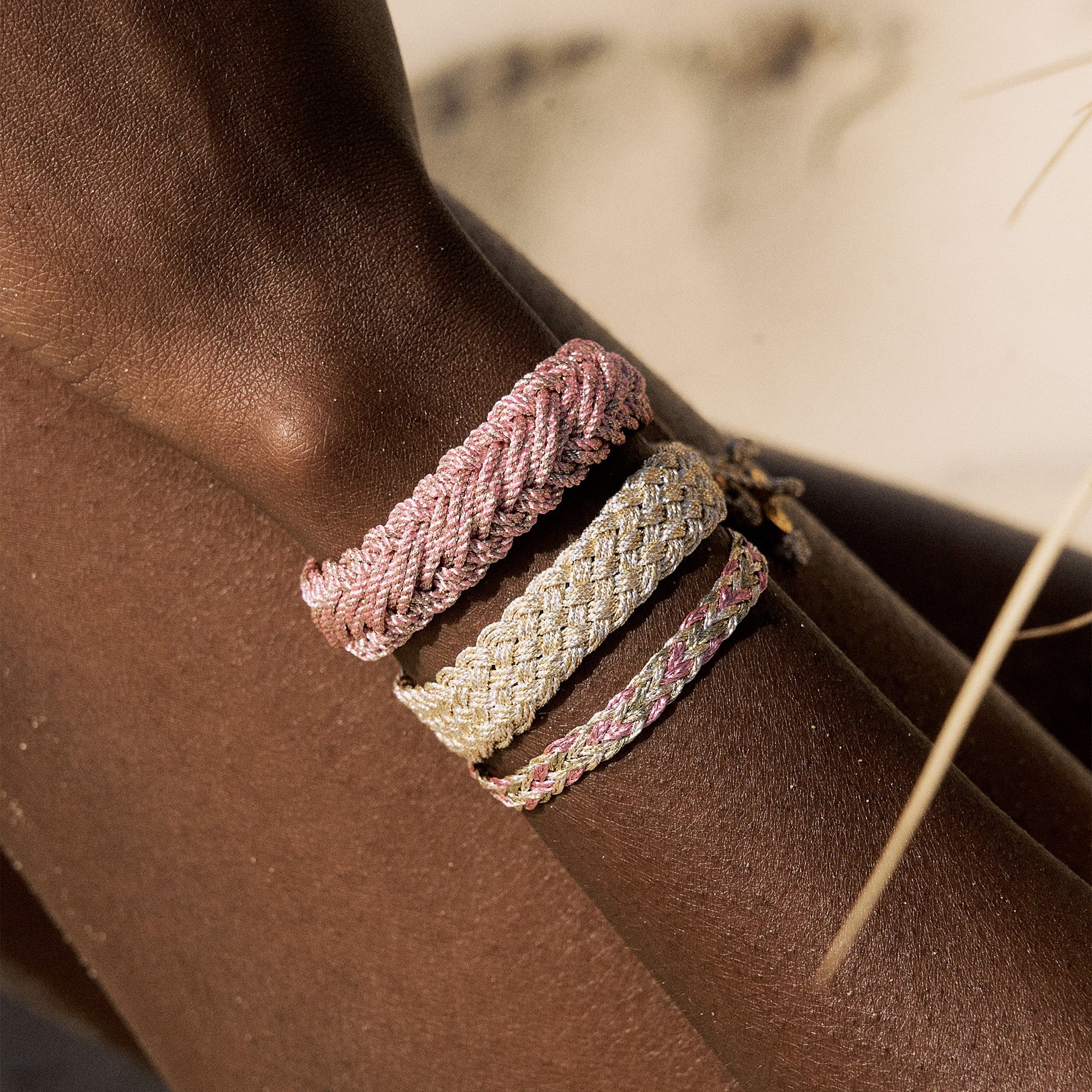 Zyn nº2 bracelet in Gold & Silver Flamingo