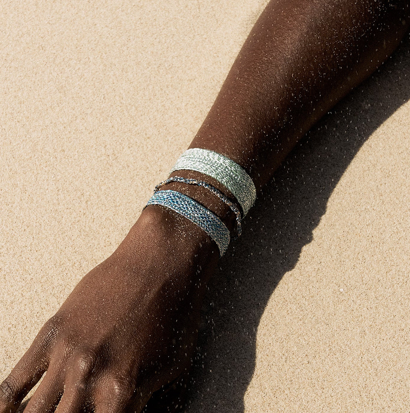 Luna Bracelet in Peach Ocean w/ 18k Gold