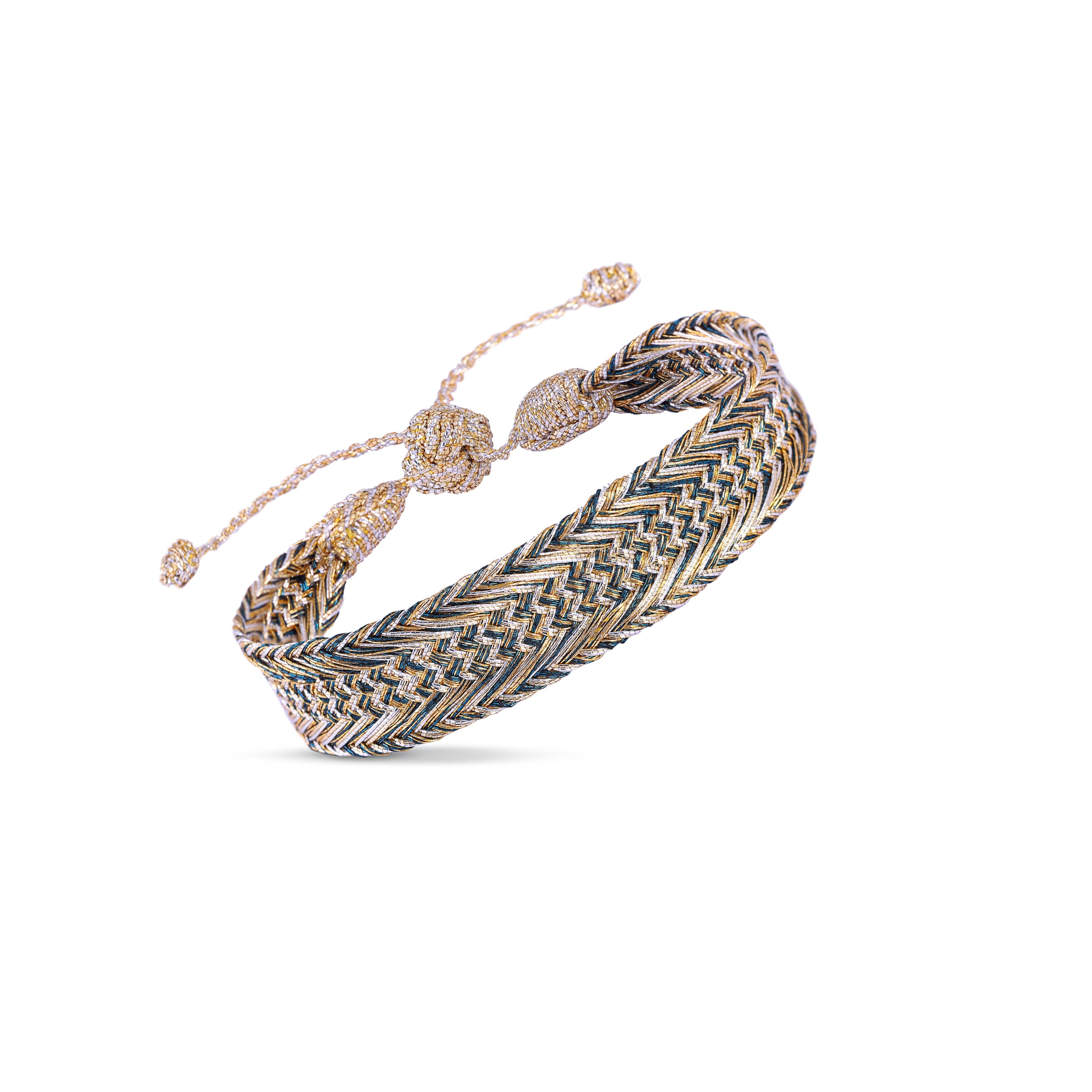 gold threads bracelet