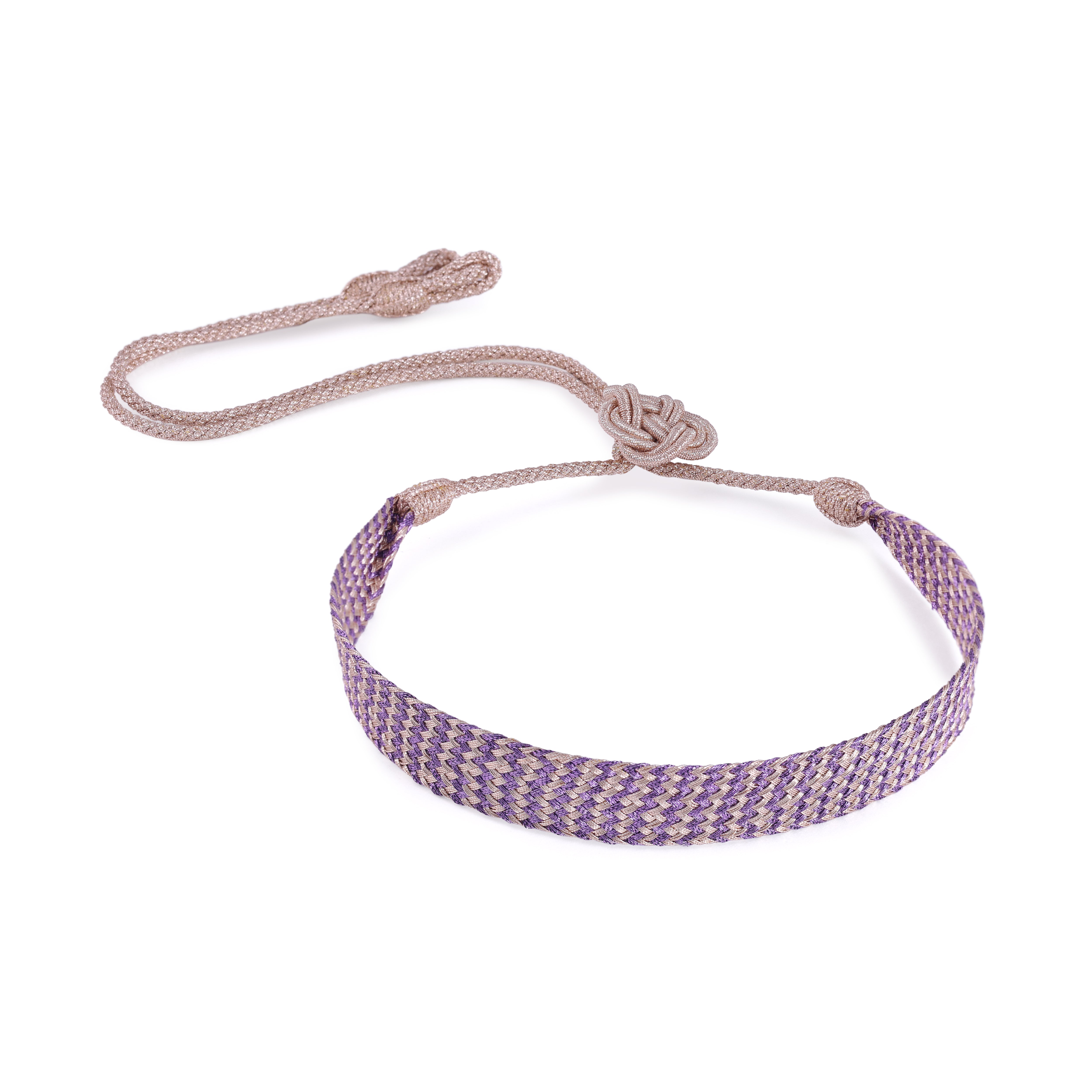 Choker Maxi Ania n°1 en Rose Gold Royal Blue