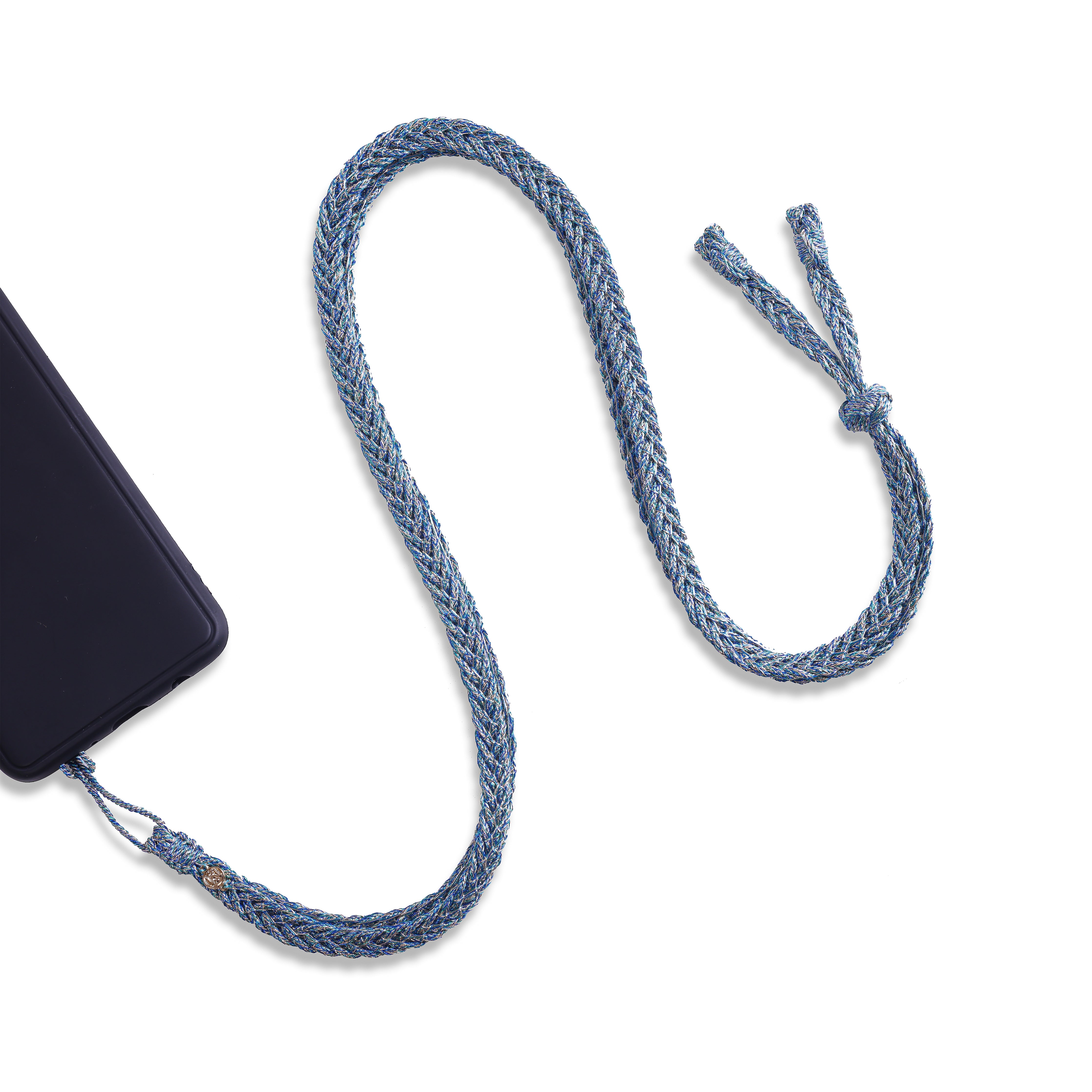 Maxi Braided Phone Strap - Turquoise