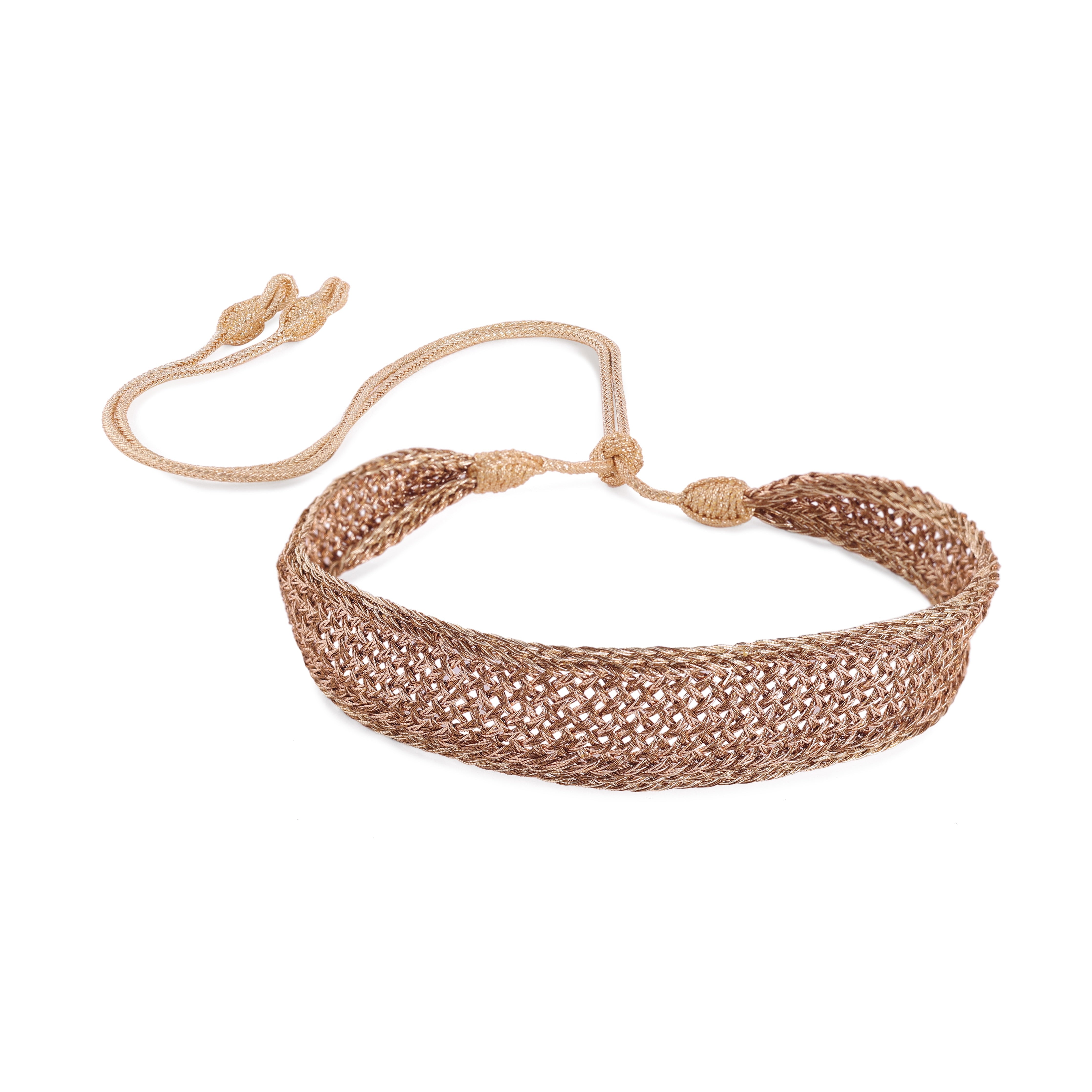 Maxi Nyla n°1 Choker in Gold Coffee bean