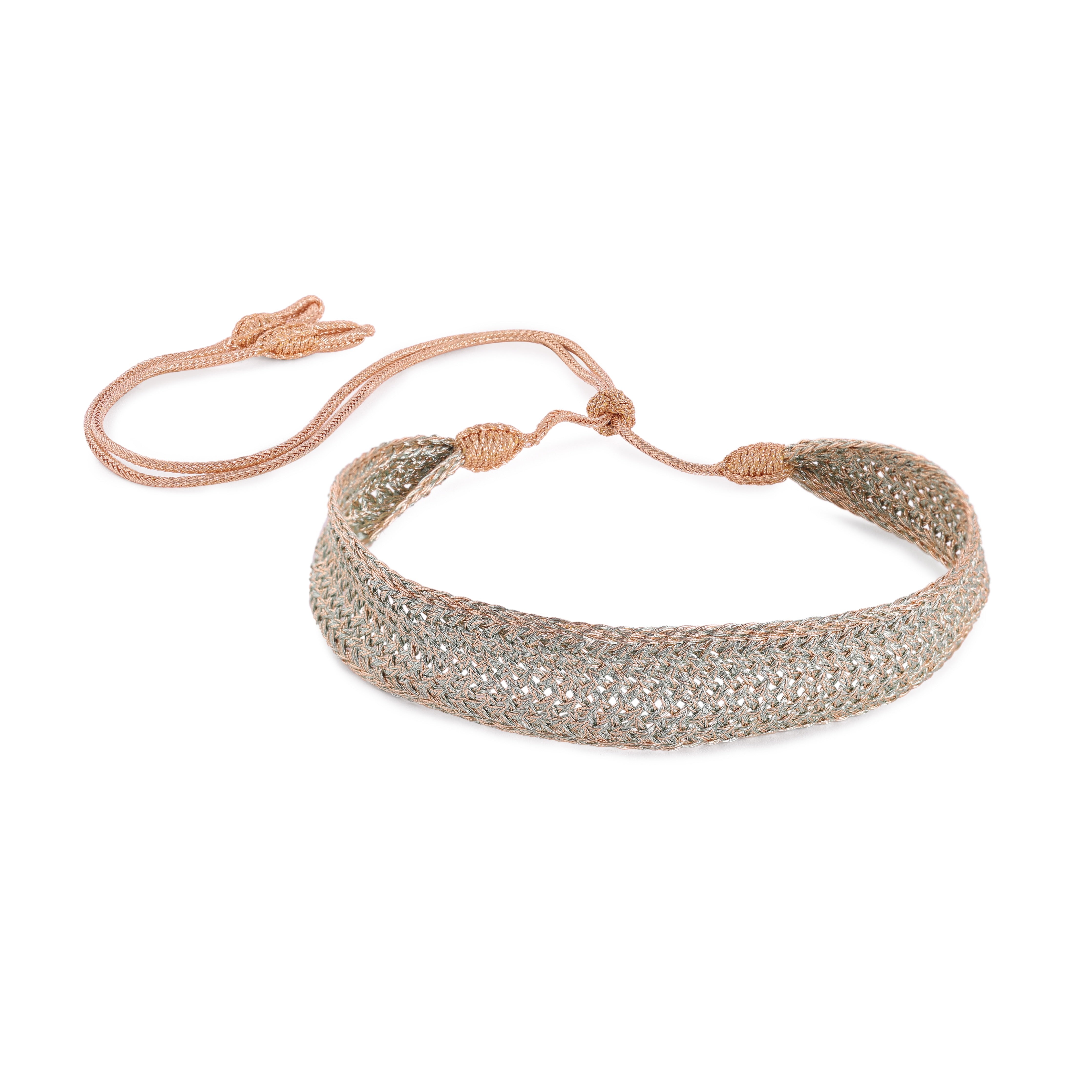 Maxi Nyla n°1 Choker in Peach Sage