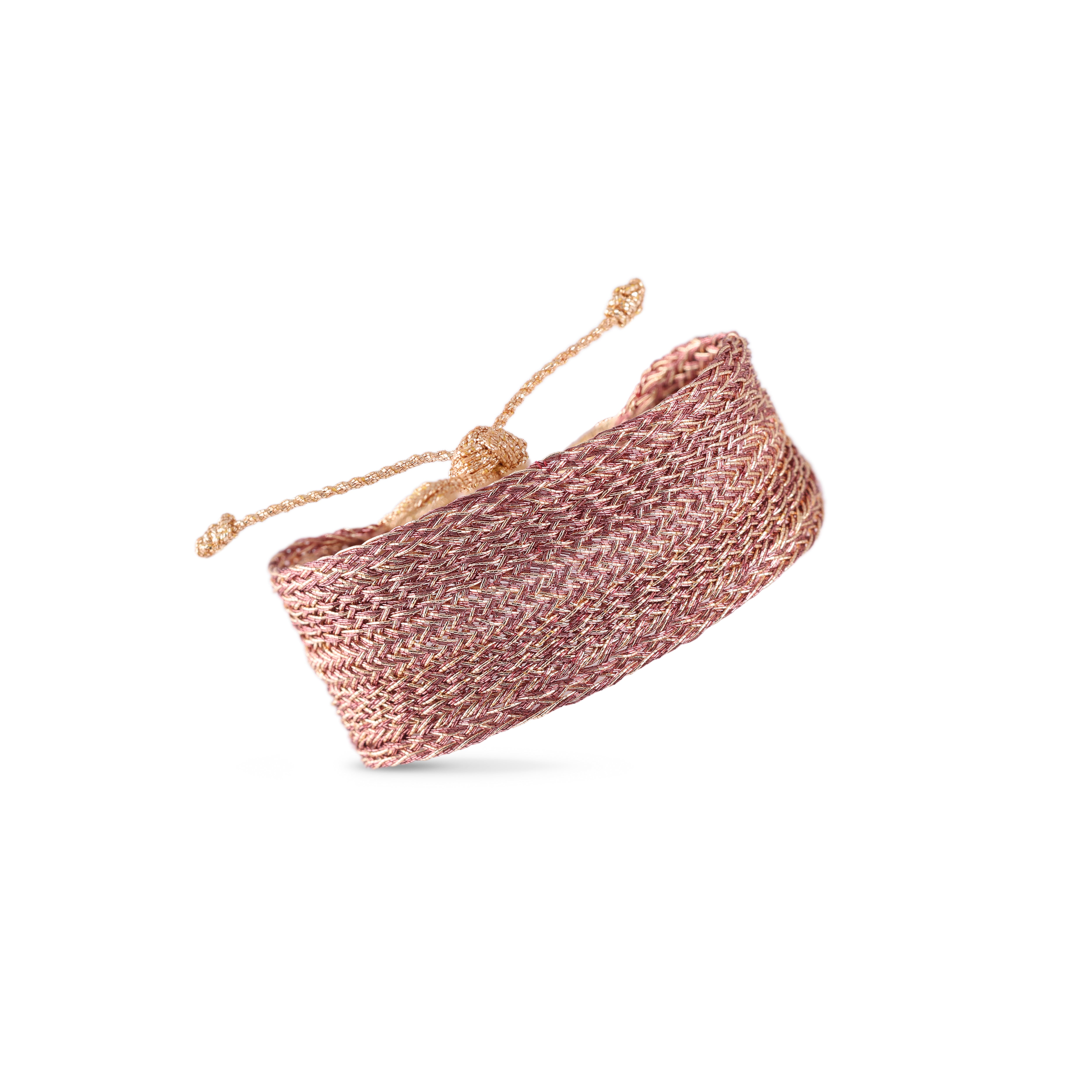 Maxi Yula nº1 Bracelet in Peach Mahogany