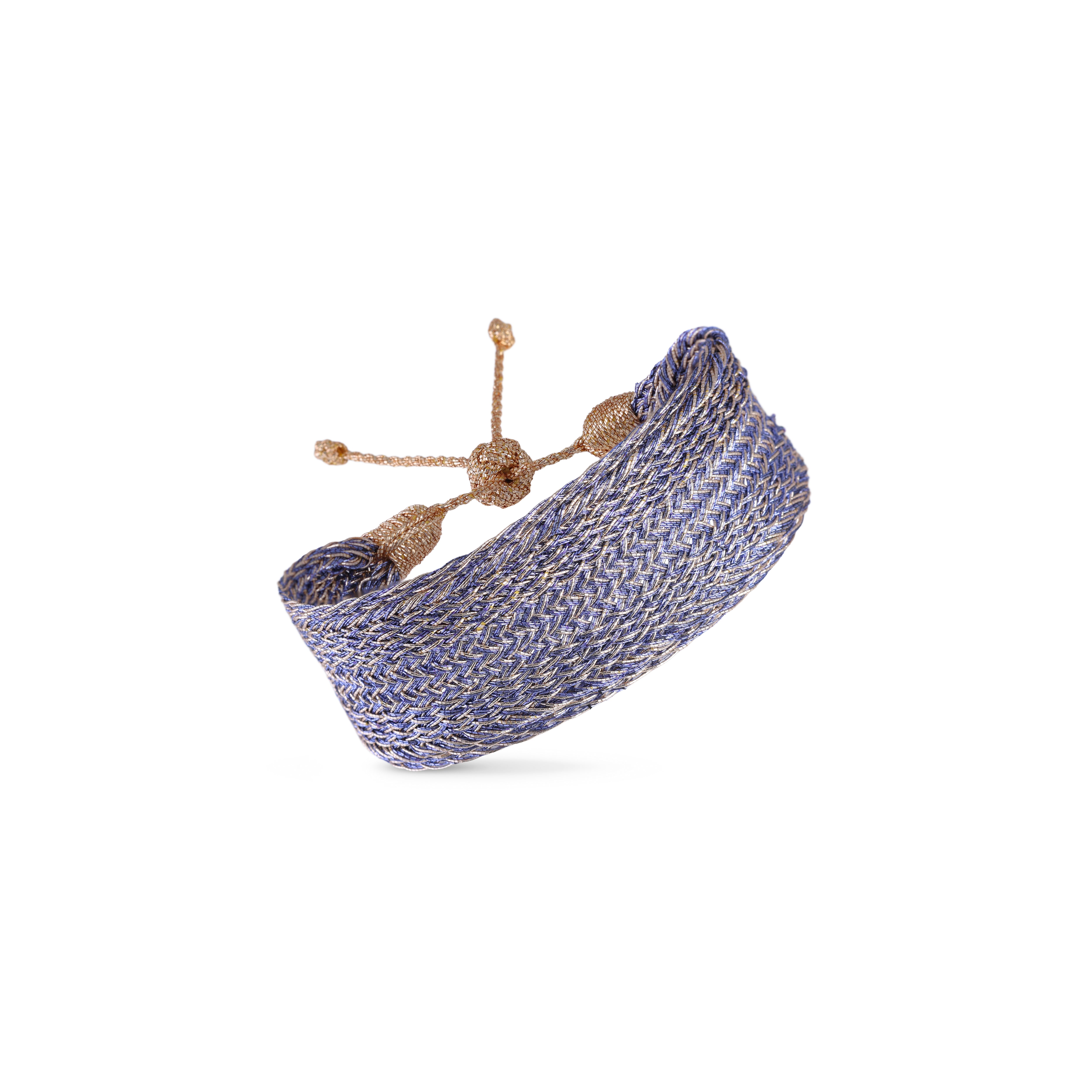 Maxi Yula nº1 bracelet in Rose Gold Bright Lavender