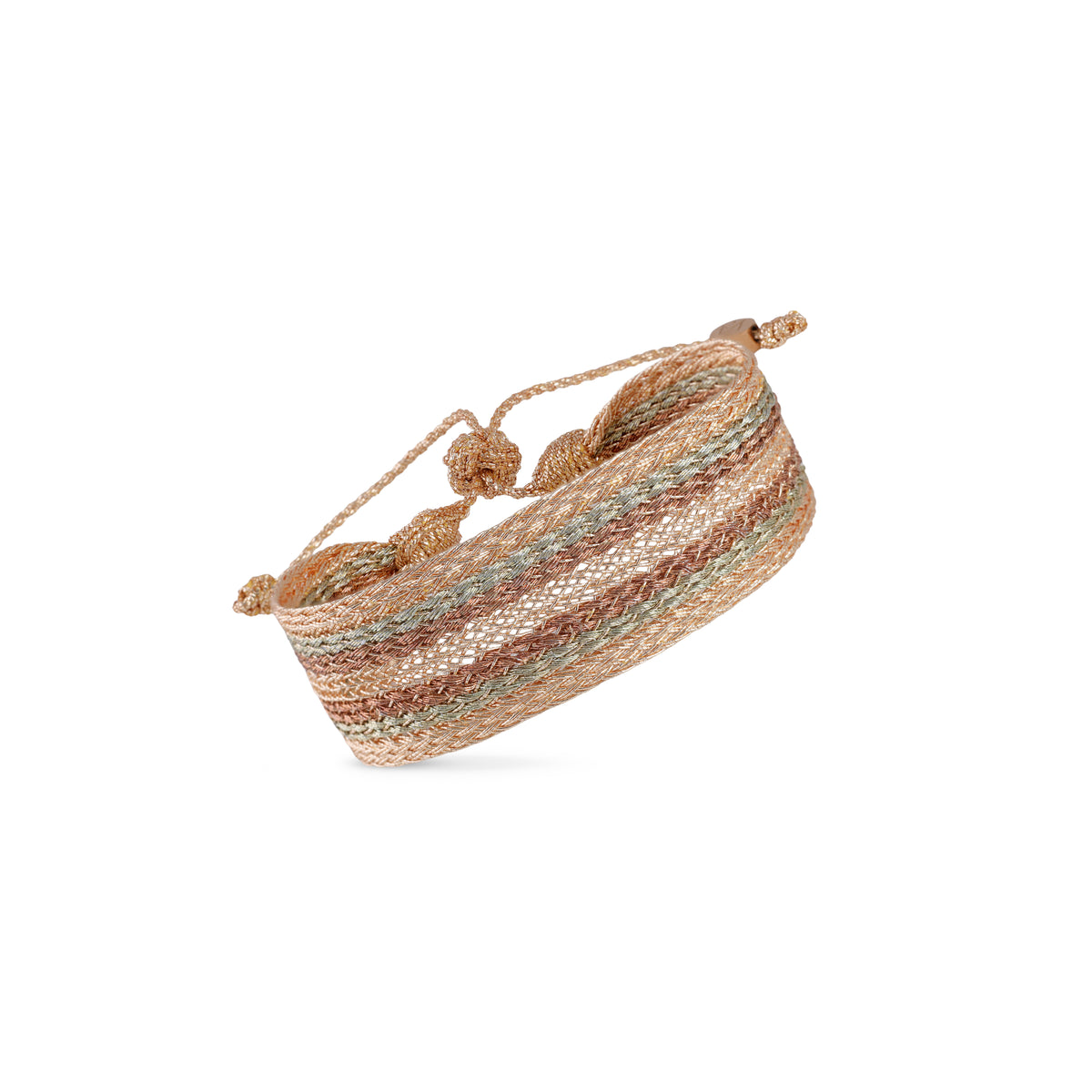 Maxi Yula nº3 Bracelet in Peach Light Caramel