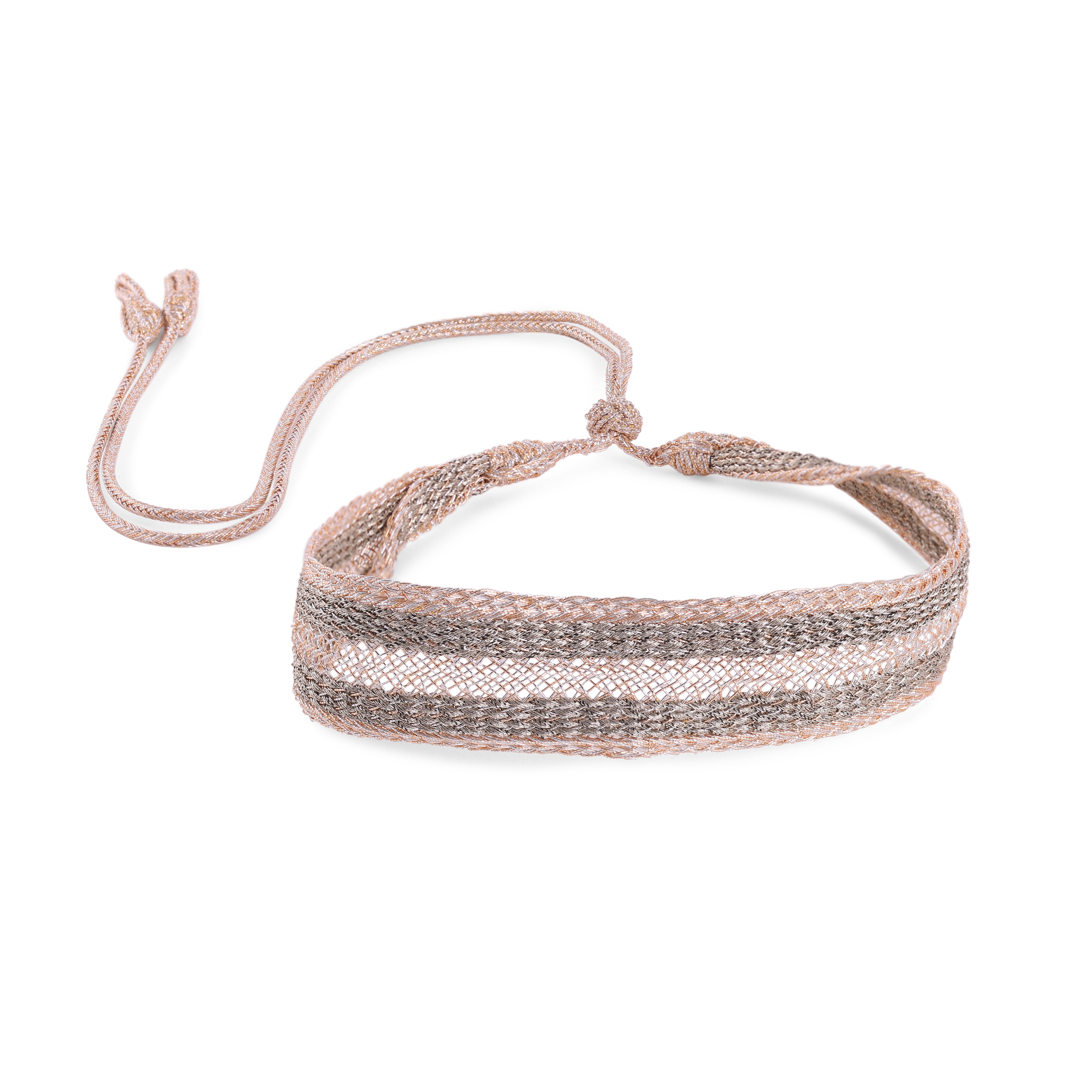 Maxi Yula n°3 Choker in Peach Moss