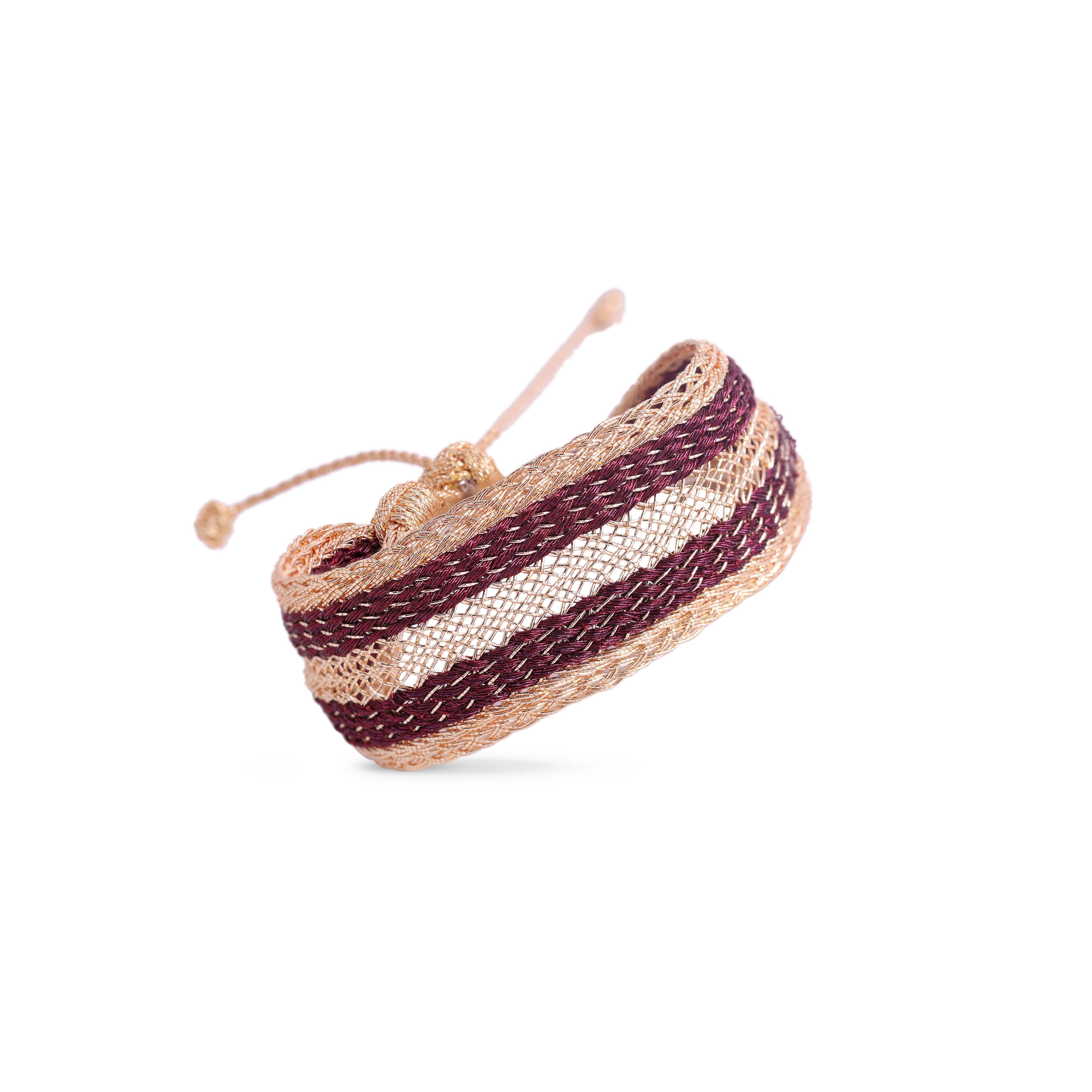 Maxi Yula n°3 Bracelet in Peach Grape