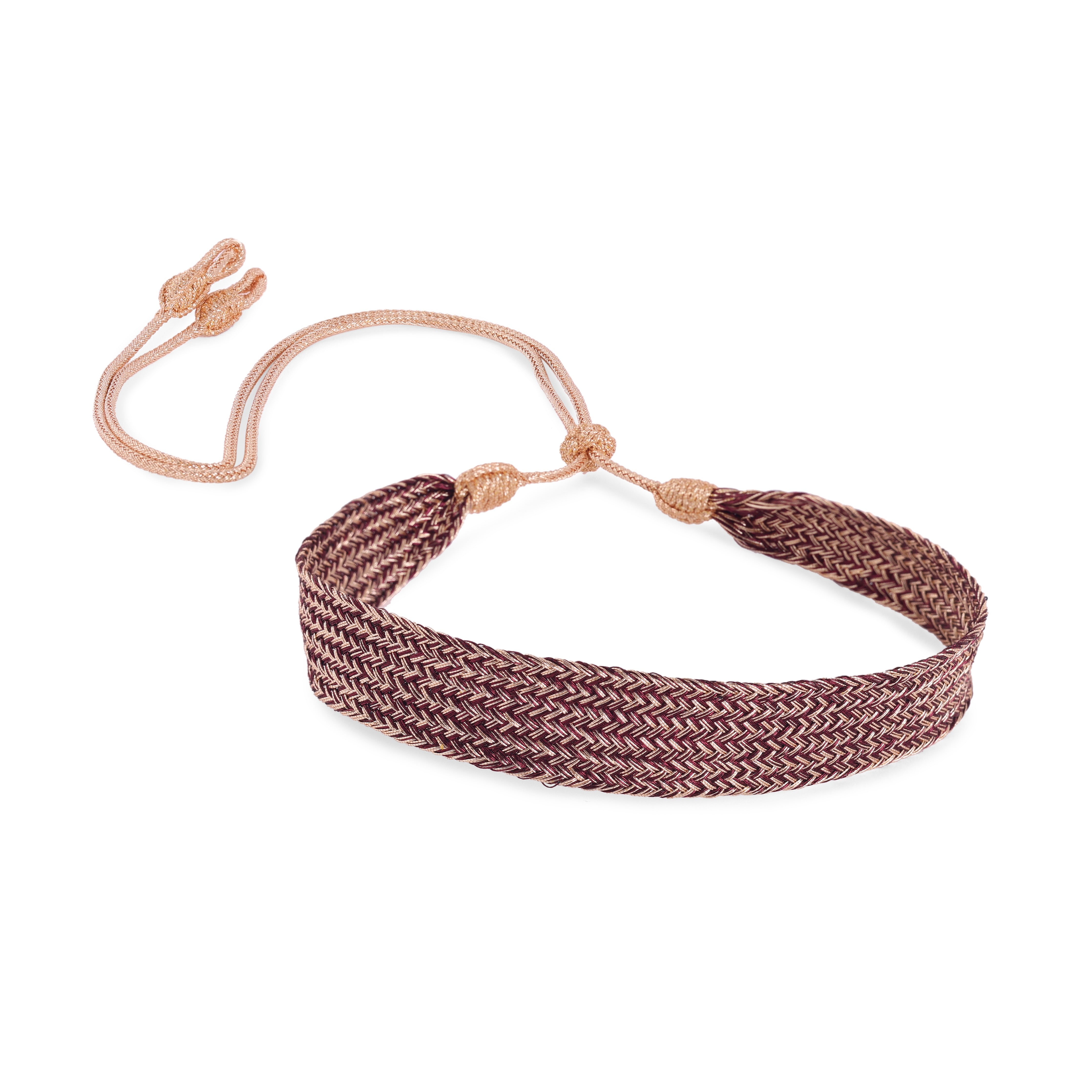Maxi Ania n°1 Choker in Peach Plum