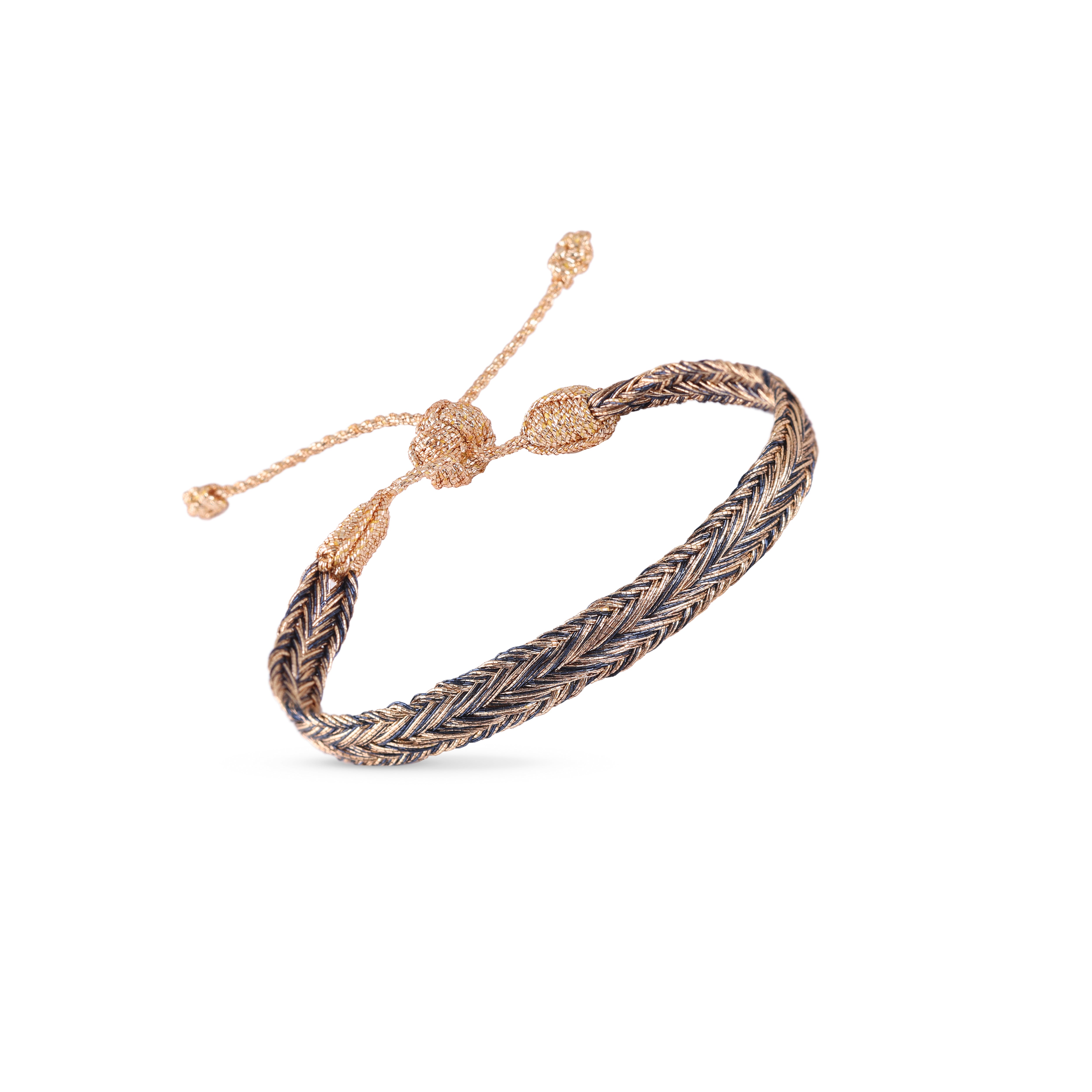 Mini Arrow nº1 Bracelet in Peach Walnut Peppercorn