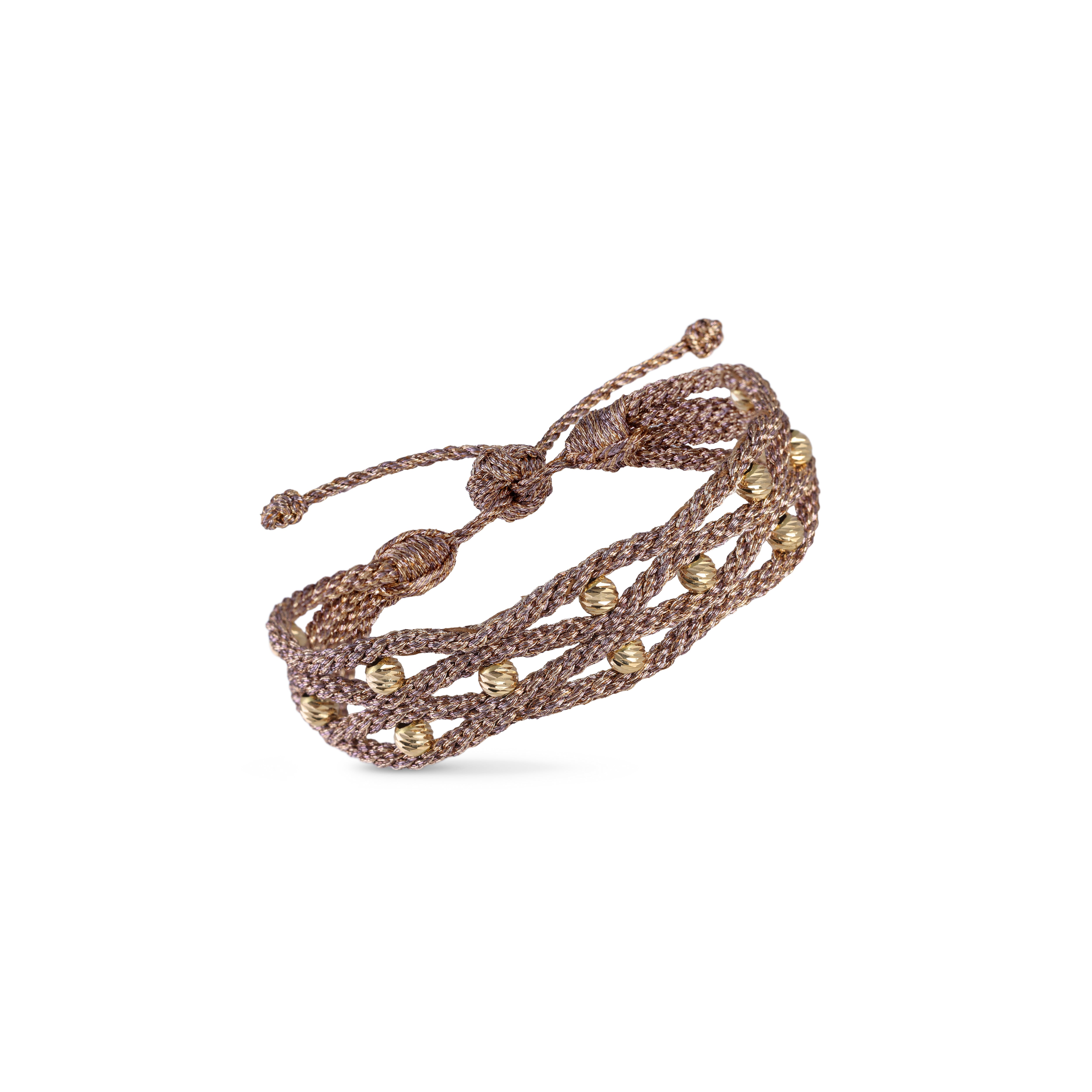 Nera nº1 Bracelet in Mocha Mousse w/18k Gold