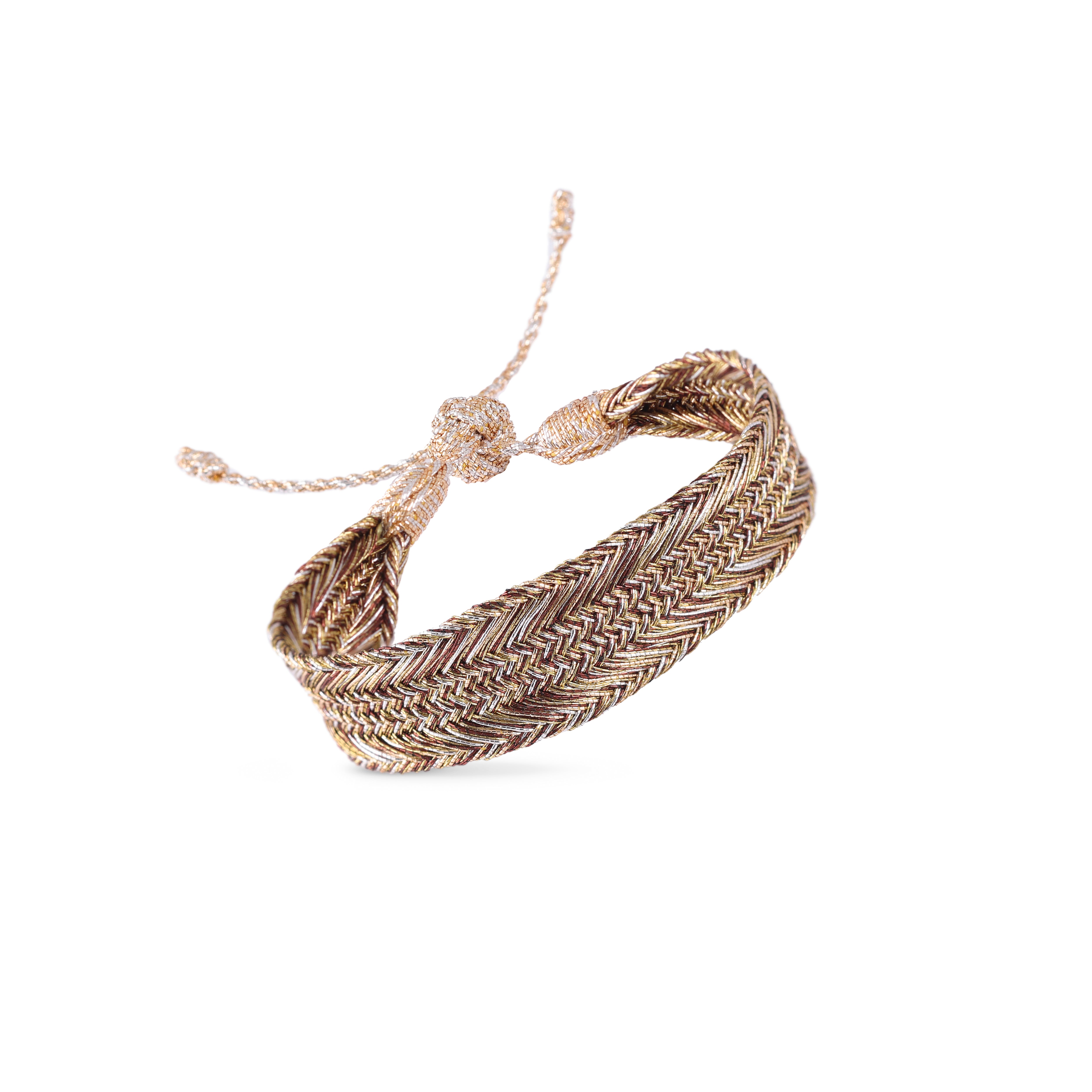 Nerry nº1 Bracelet in Peach & Silver Ginger