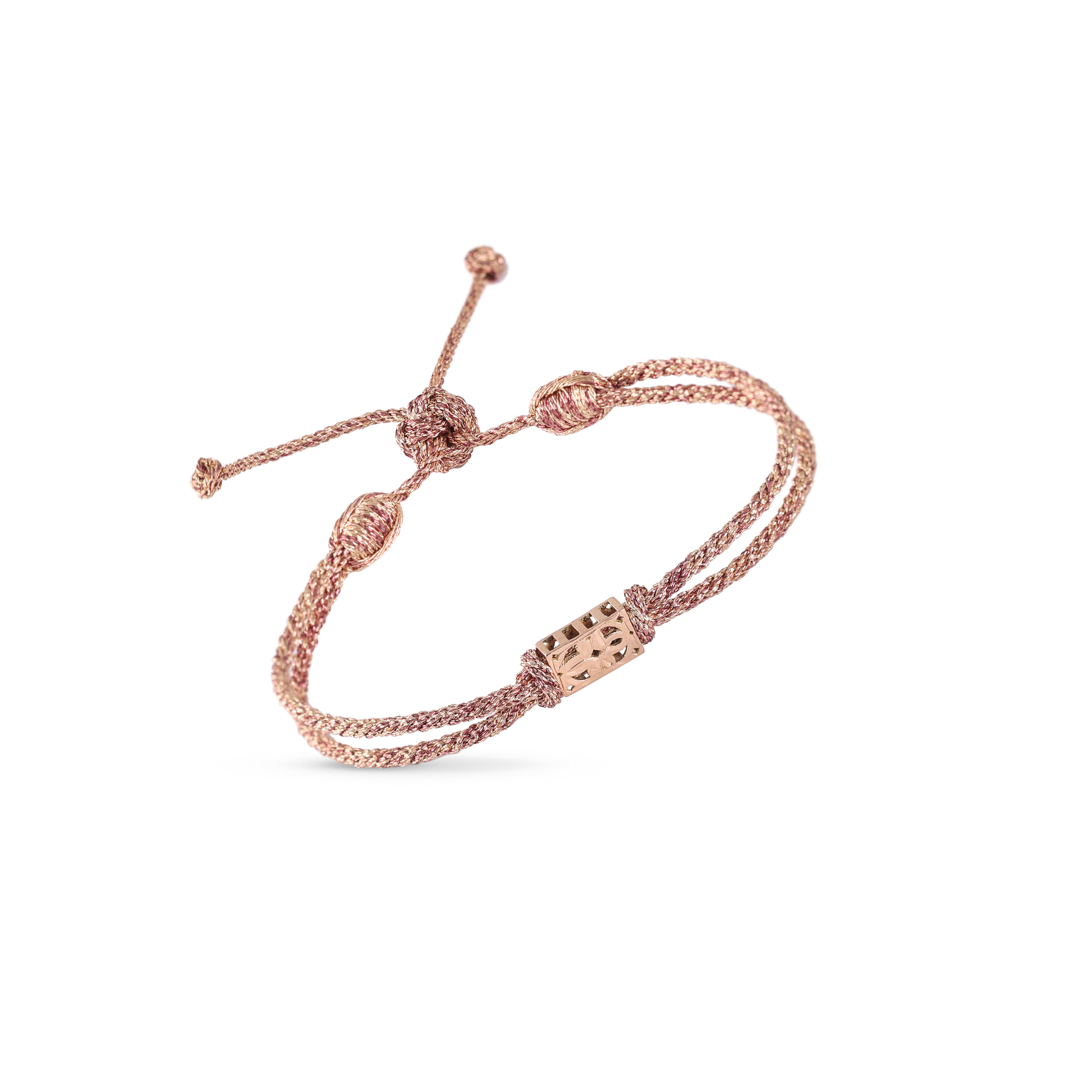 Nira Bracelet in Peach Mahogany w/ 18k Gold