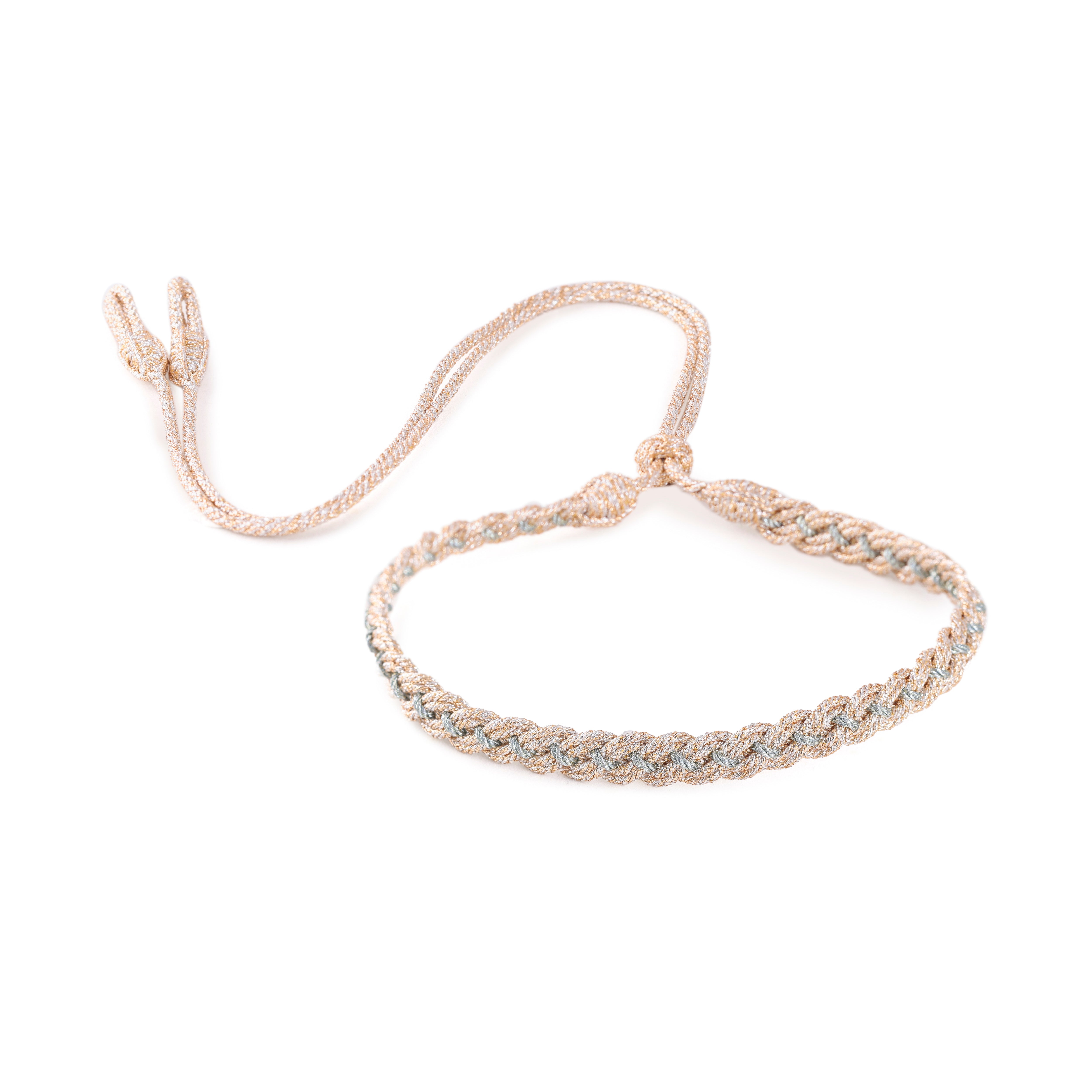 Nova nº2 Choker in Gold & Silver Almond