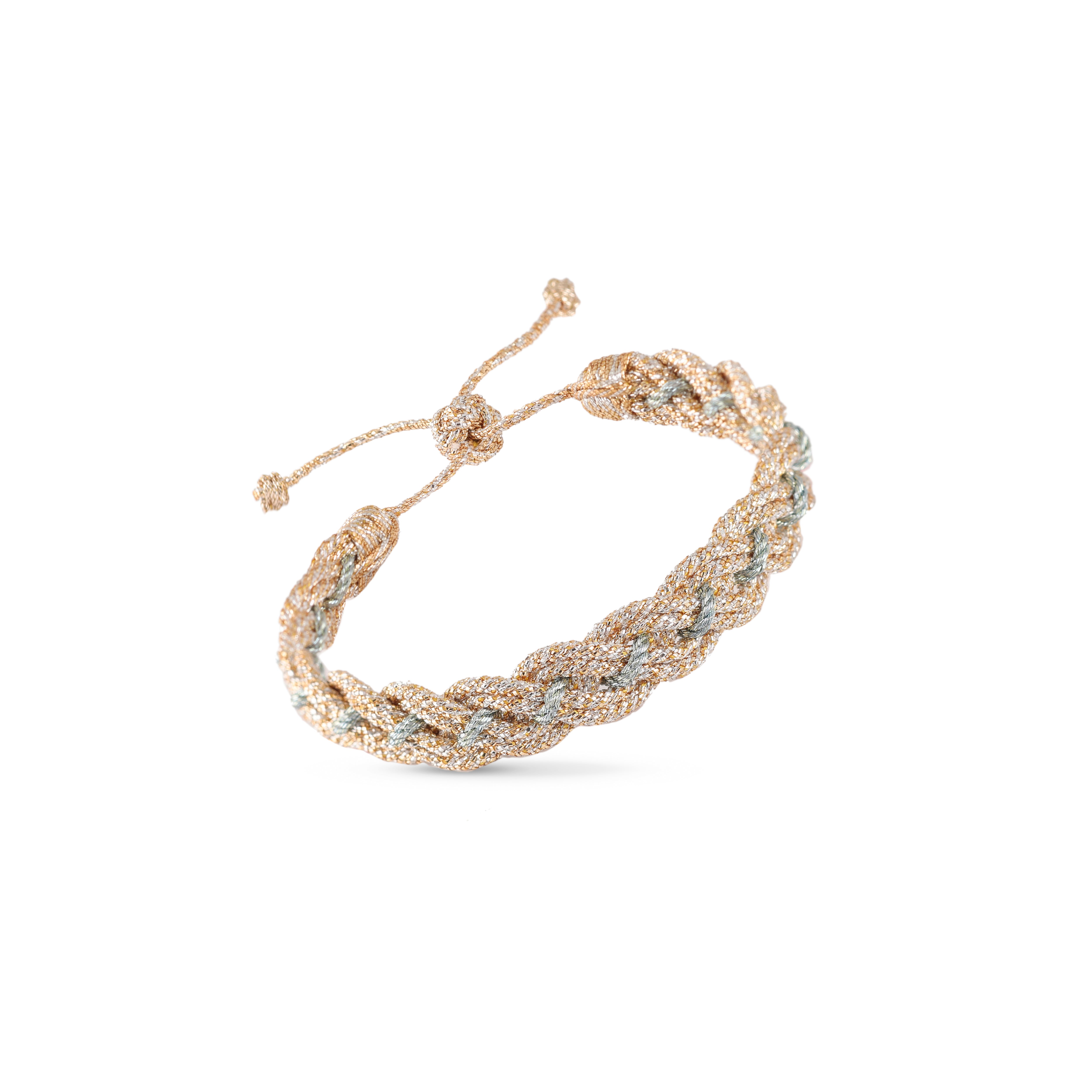 Nova nº2 Bracelet in Gold & Silver Almond