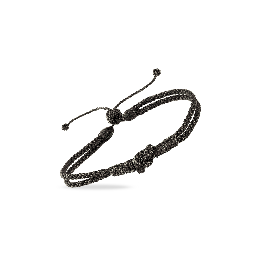 Bracelet Knot II Matte Smoky Blue - HOMME