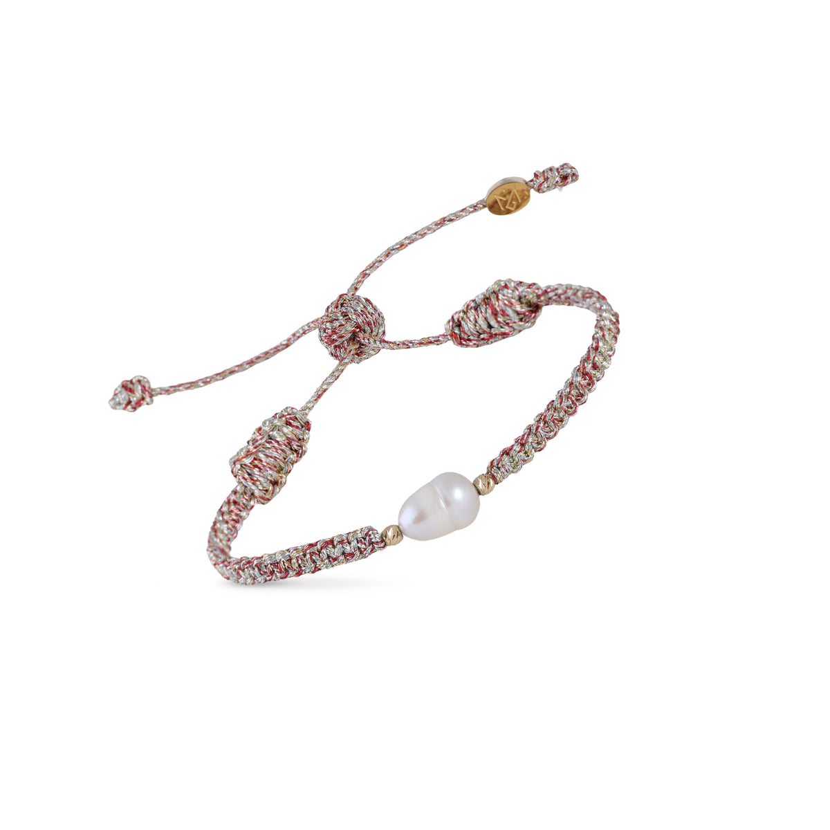 Perla nº1 Bracelet in Peach Ginger Jade - KIDS