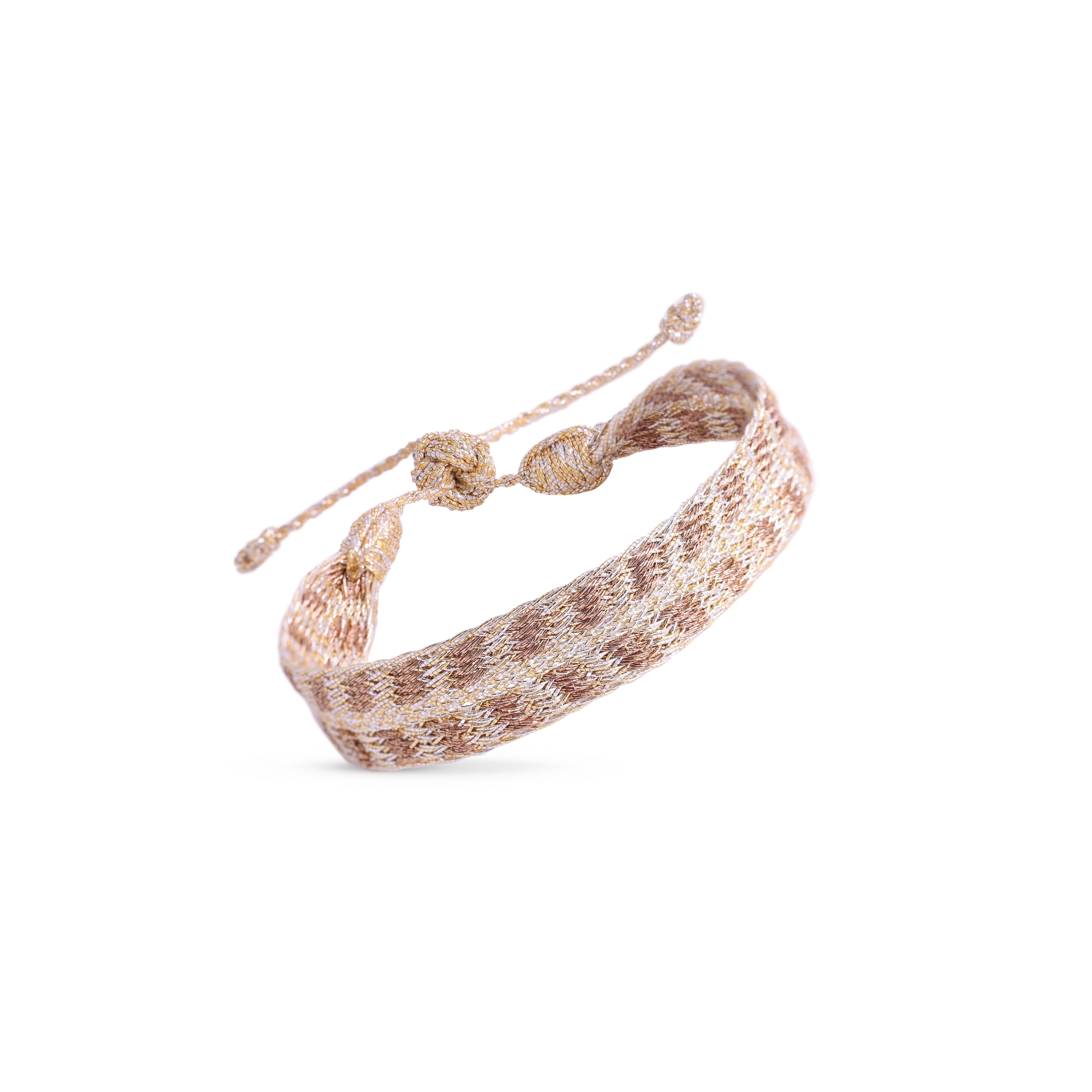 Rolo n°2 Bracelet in Gold & Silver Mocha