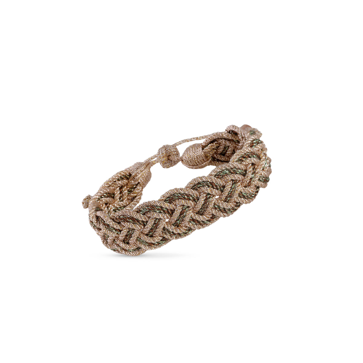 Solaria nº2 Bracelet in Rose Gold Pistachio Chestnut