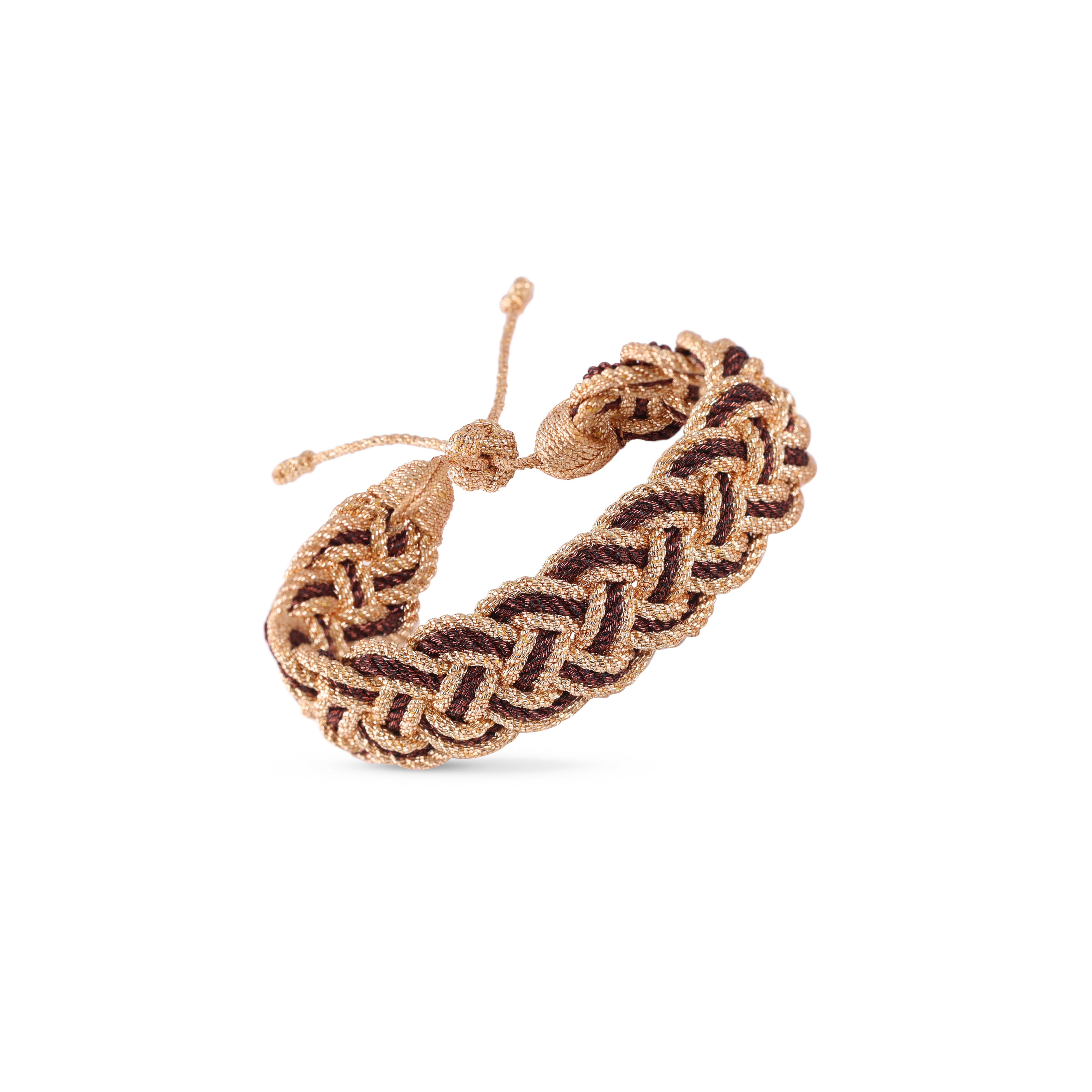 Solaria nº2 Bracelet in Peach Choco Brown