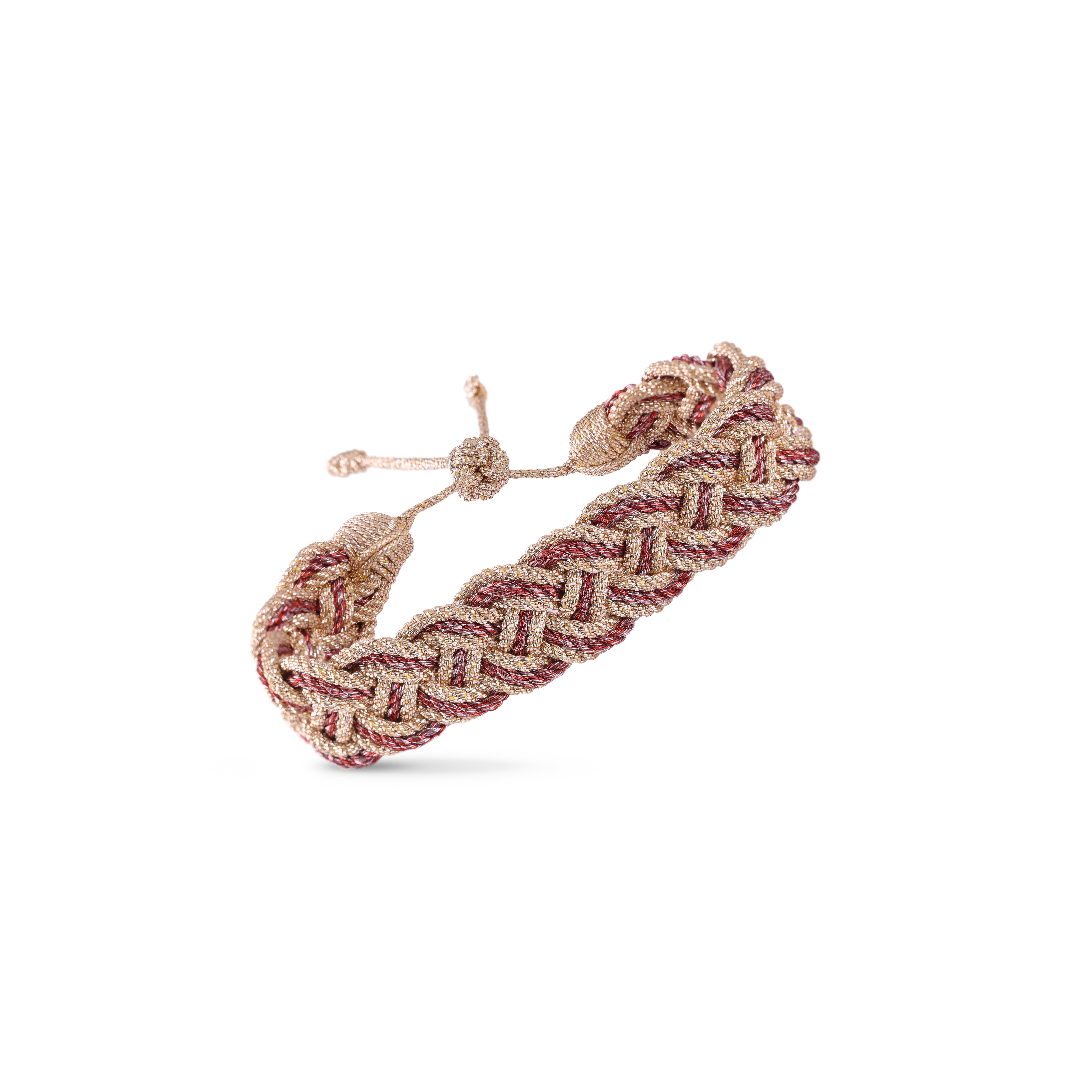 Solaria nº2 Bracelet in Rose Gold Parma Rust