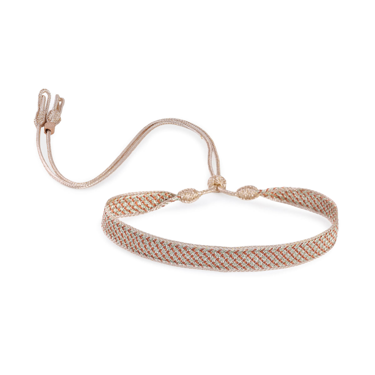 Tarza nº2 Choker in Rose Gold Toffee Pistachio